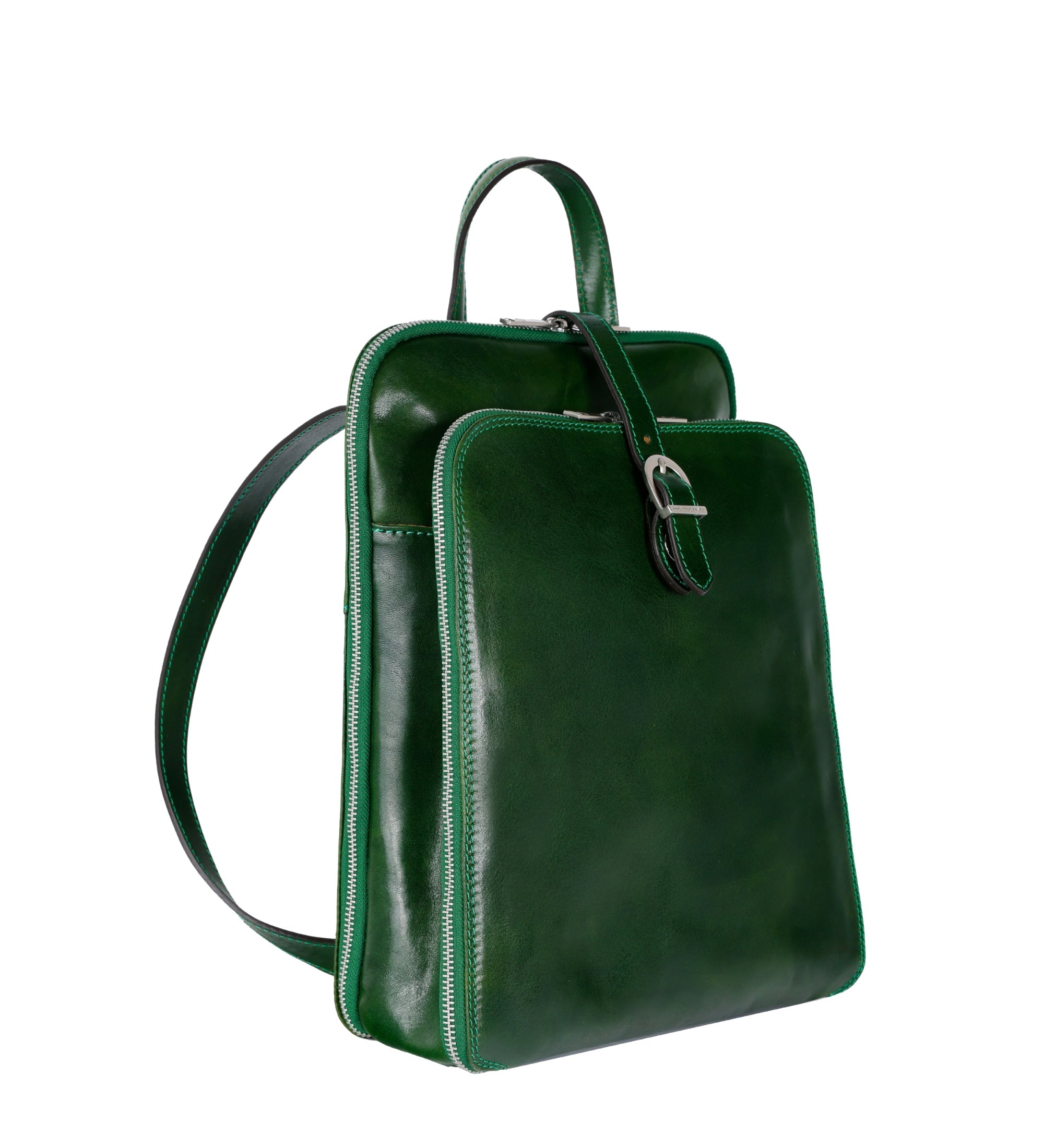 Sac à dos convertible à bandoulière en cuir pour femme Clarissa