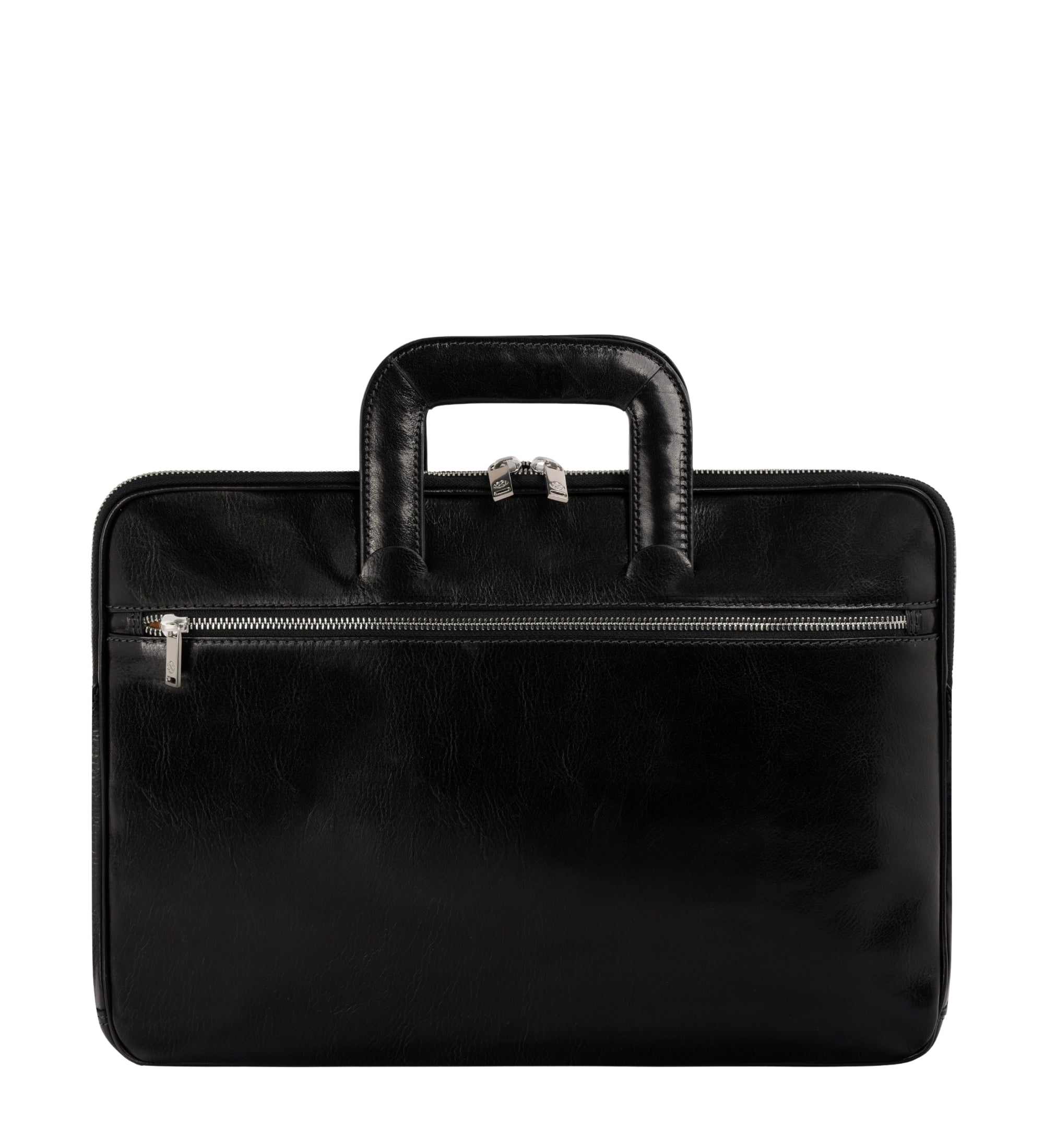 Sacoche pour ordinateur portable en cuir pour femme Brave New World