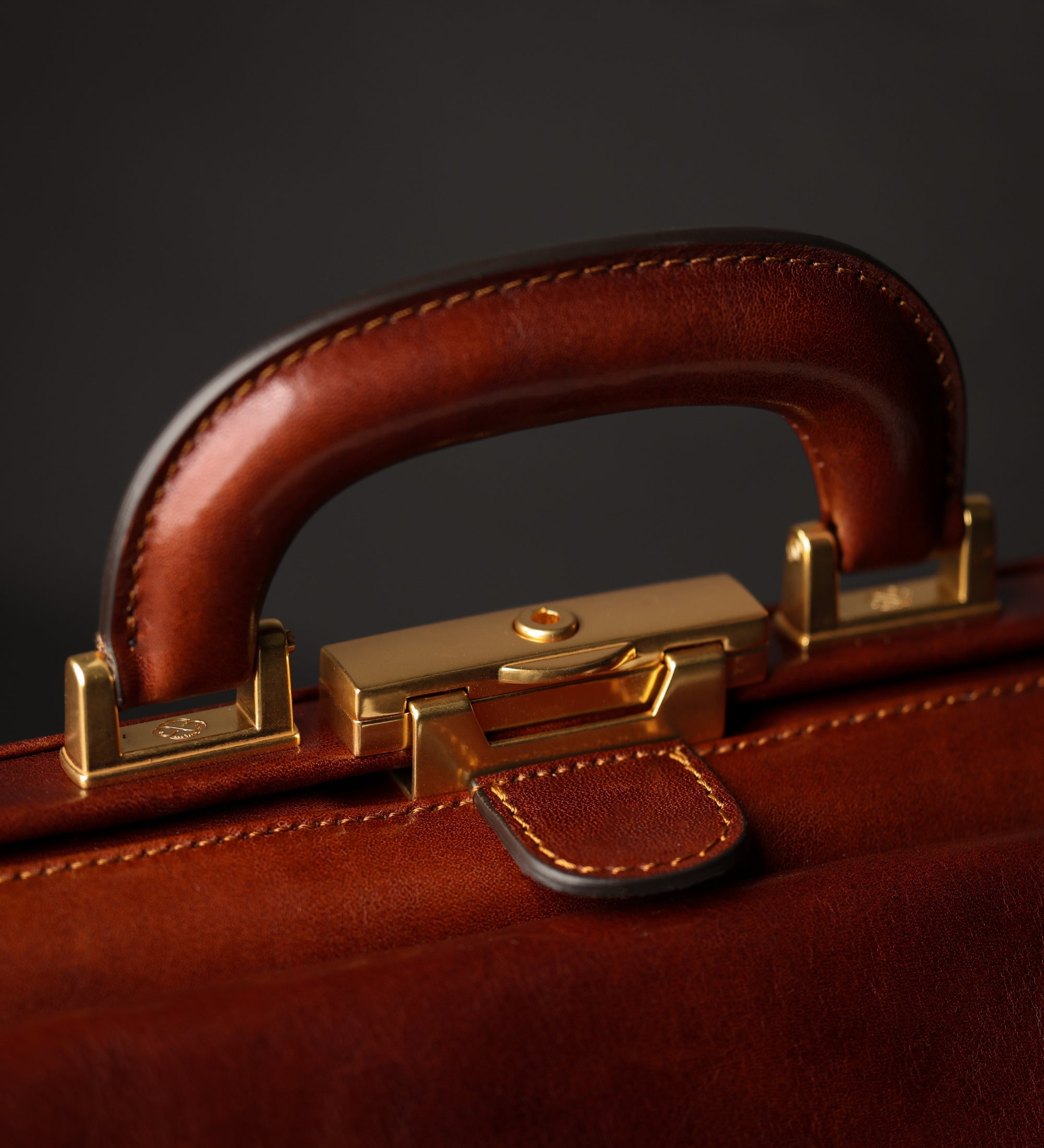 Grand sac de docteur en cuir italien The Master and Margarita