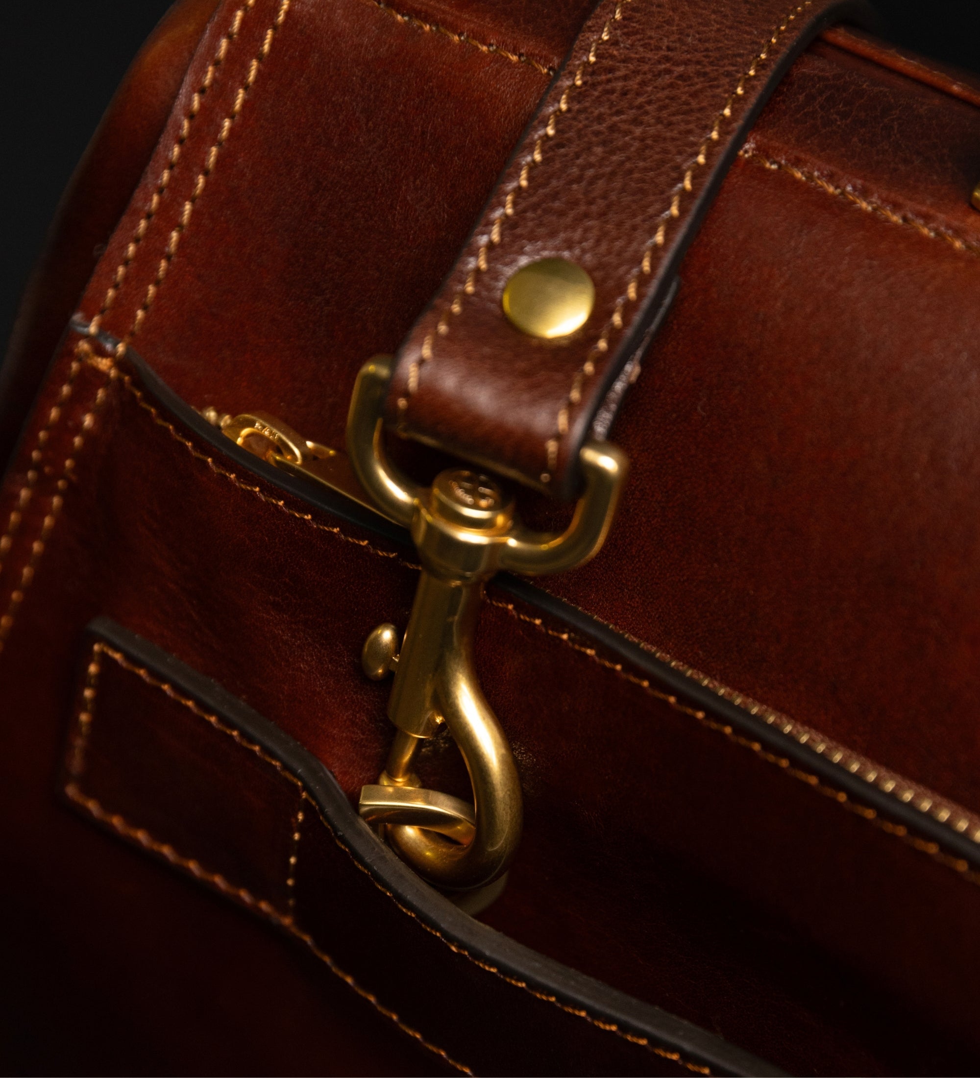 Grand sac de docteur en cuir Mrs Dalloway