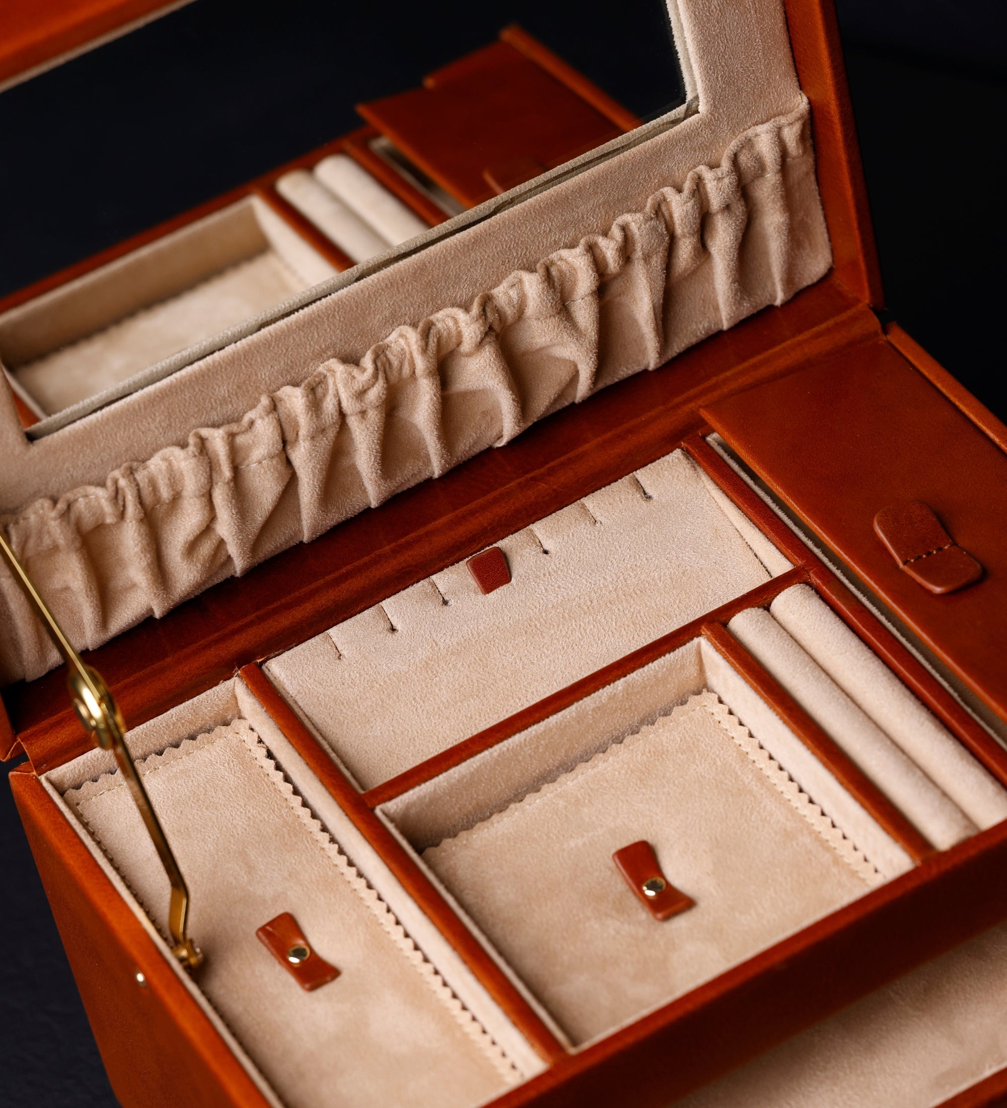 Grande boîte à bijoux en cuir pour femme The Portrait of a Lady