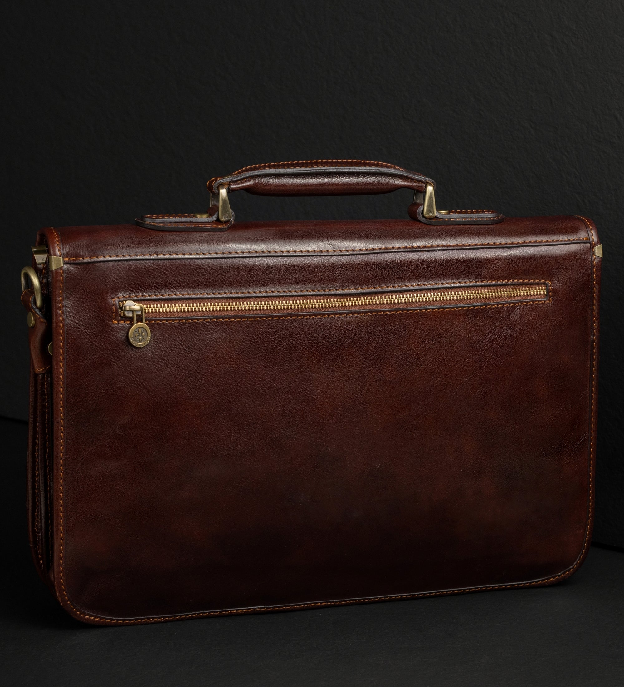 Sacoche pour ordinateur portable en cuir Illusions