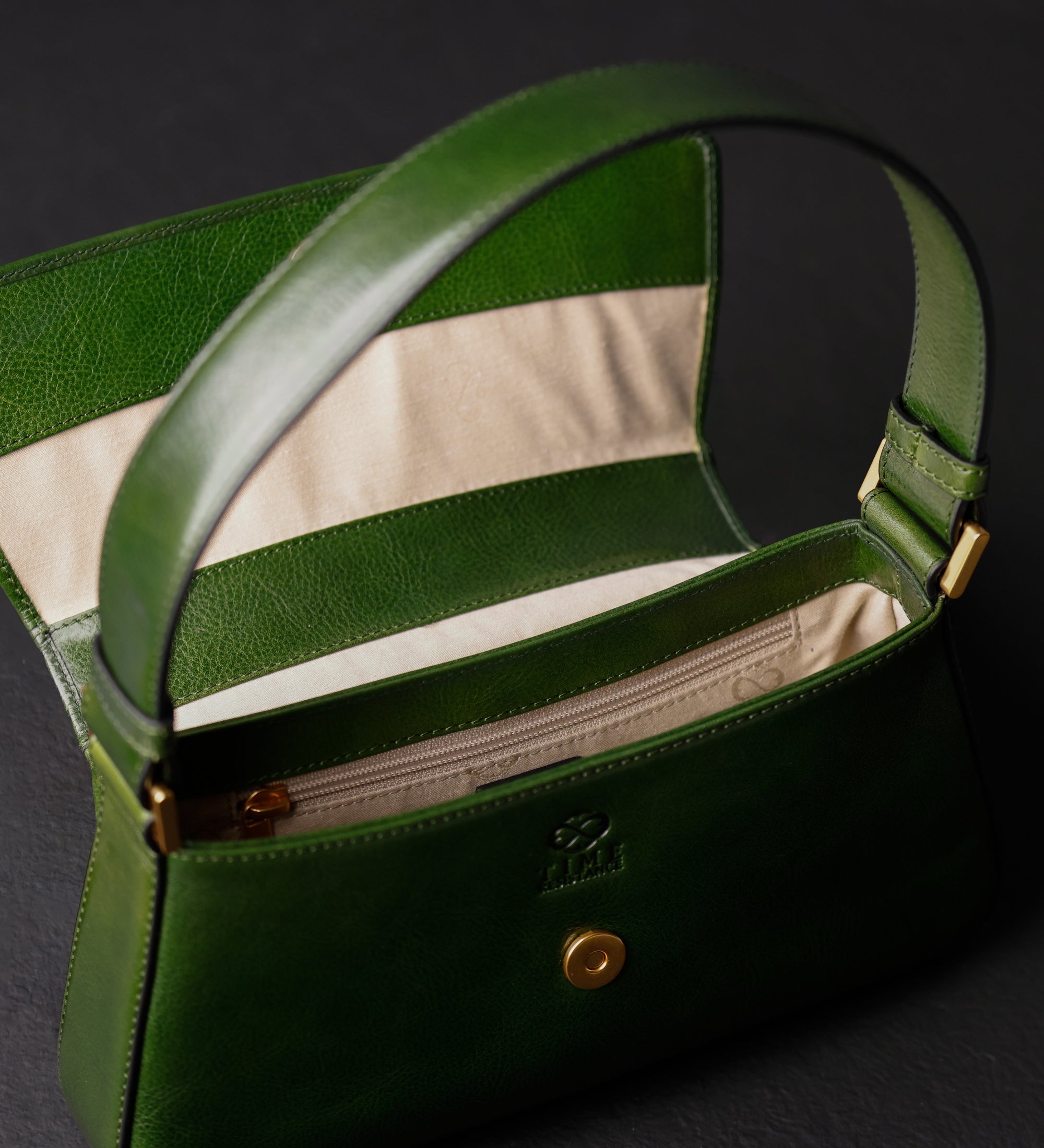 Sac à main baguette en cuir pour femme Bright Lights, Big City