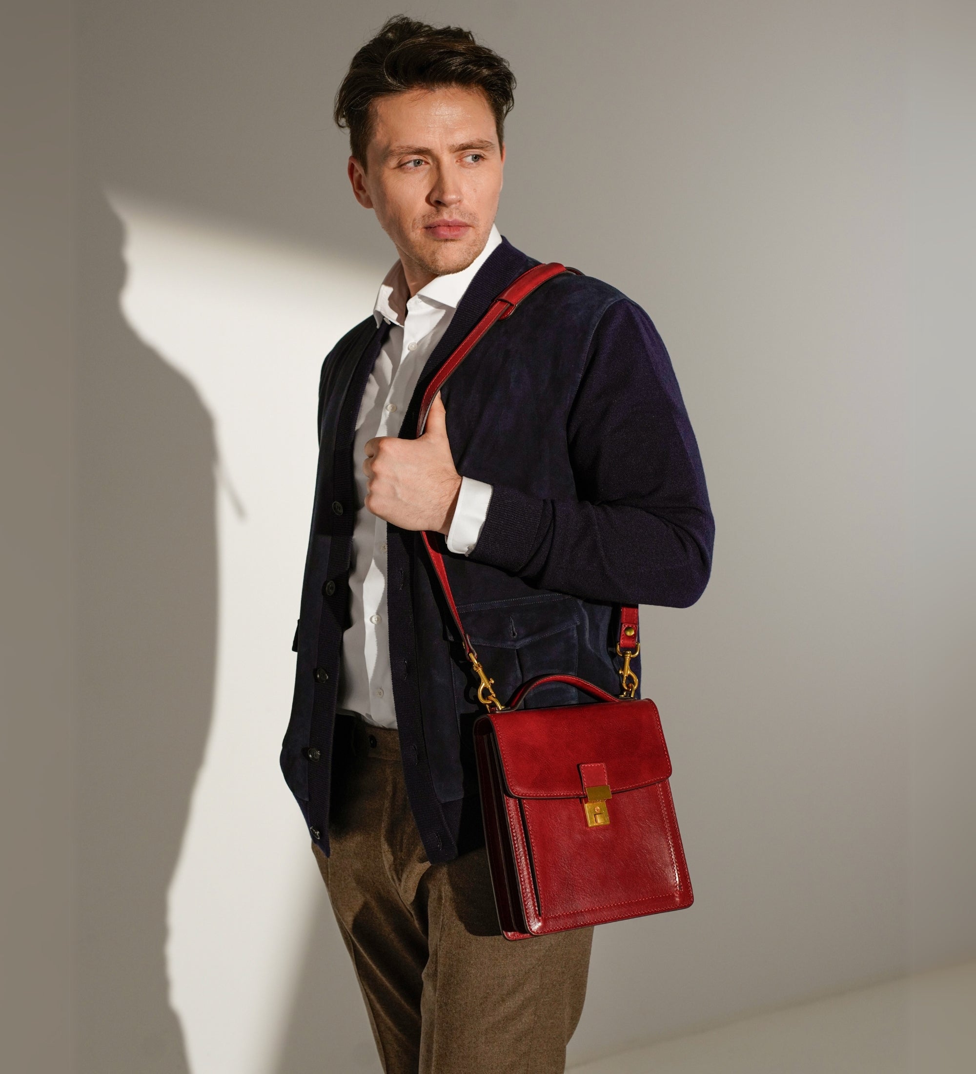 Petite mallette en cuir Walden