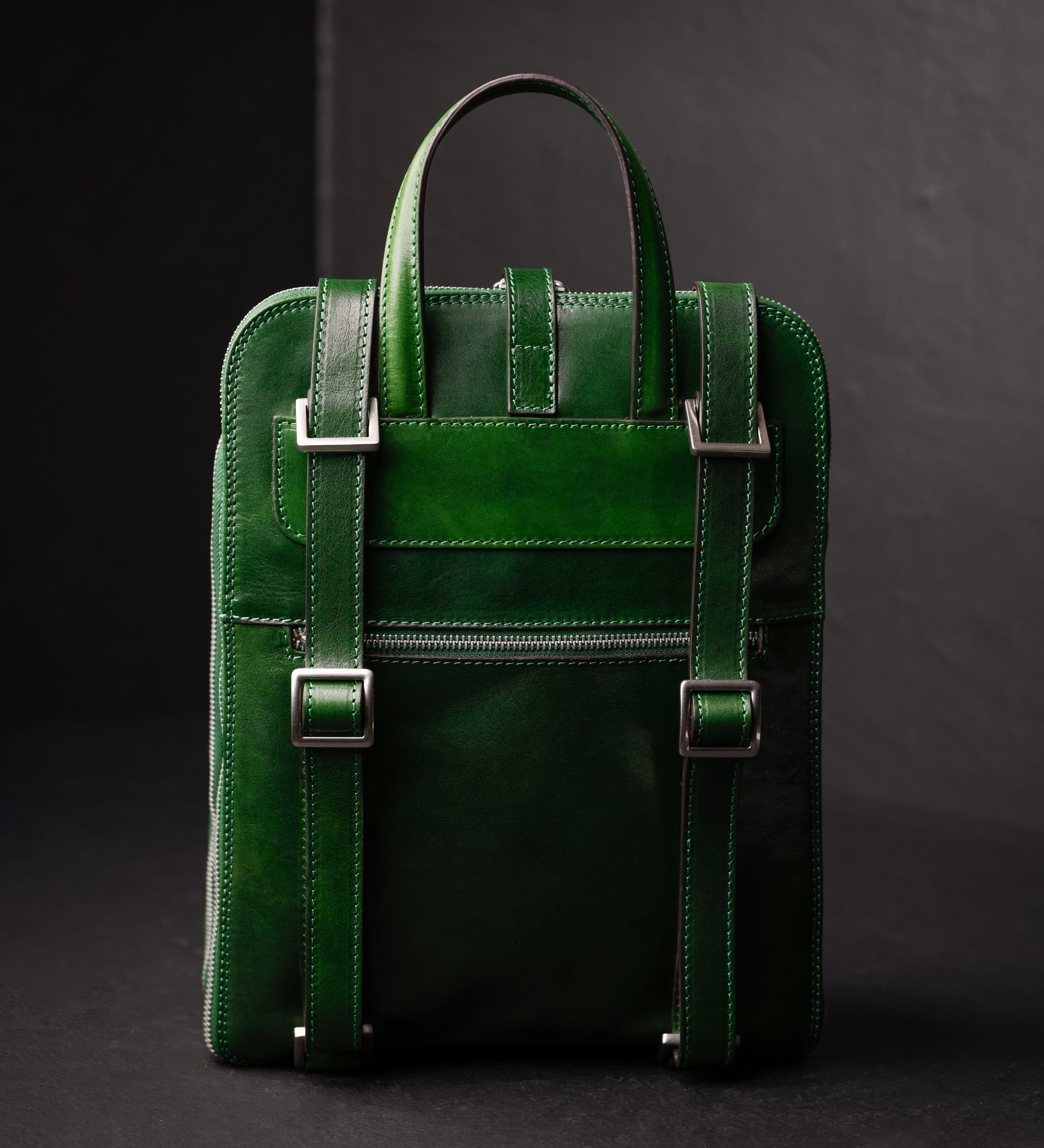 Sac à dos convertible à bandoulière en cuir pour femme Clarissa