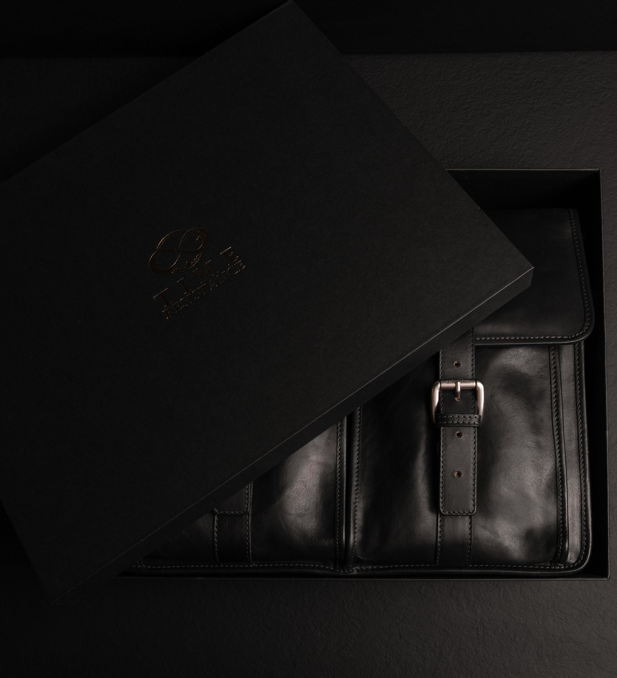 Cartable en cuir The Time Machine