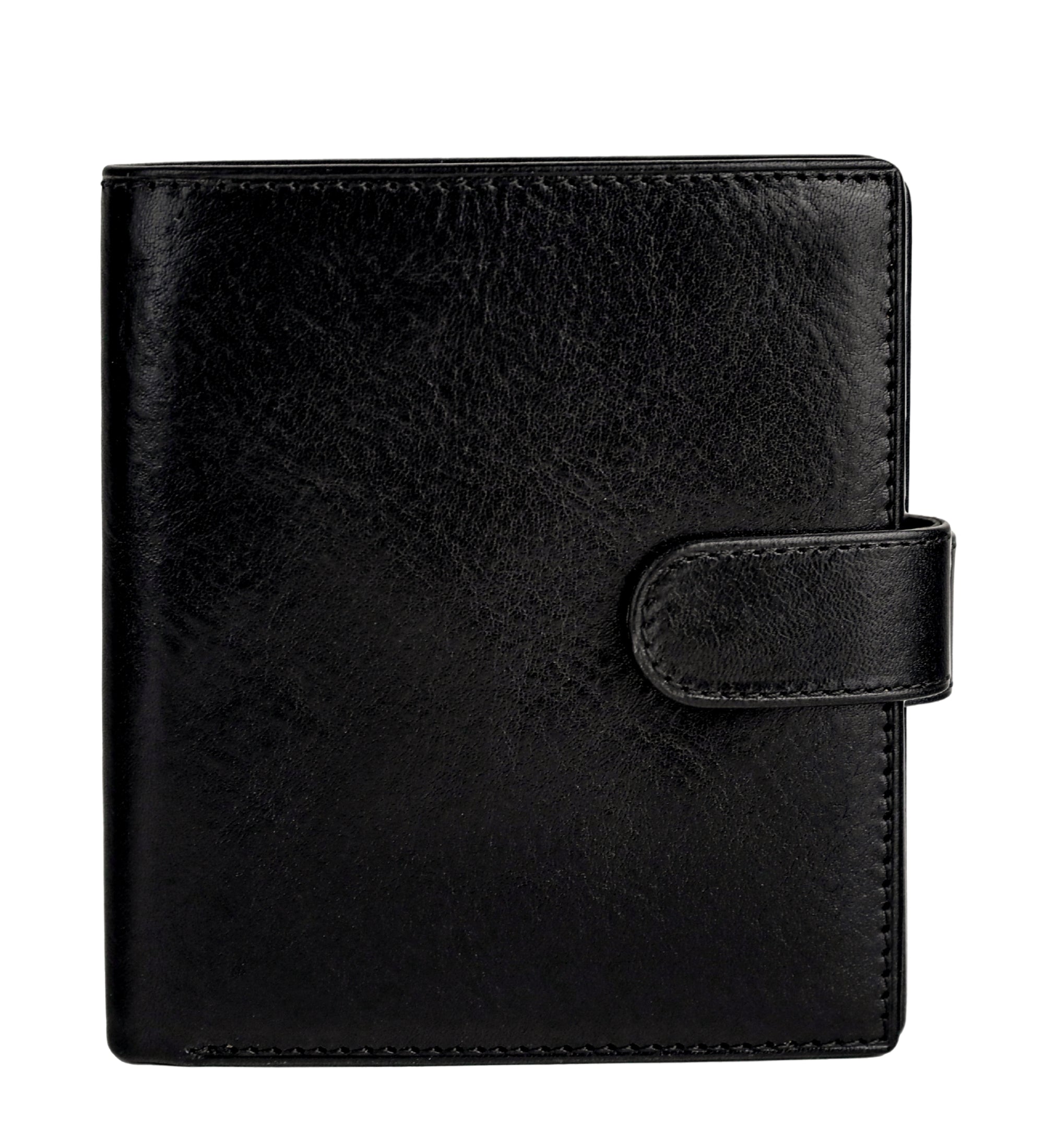 Portefeuille à deux volets en cuir avec fermeture à pression Ironweed