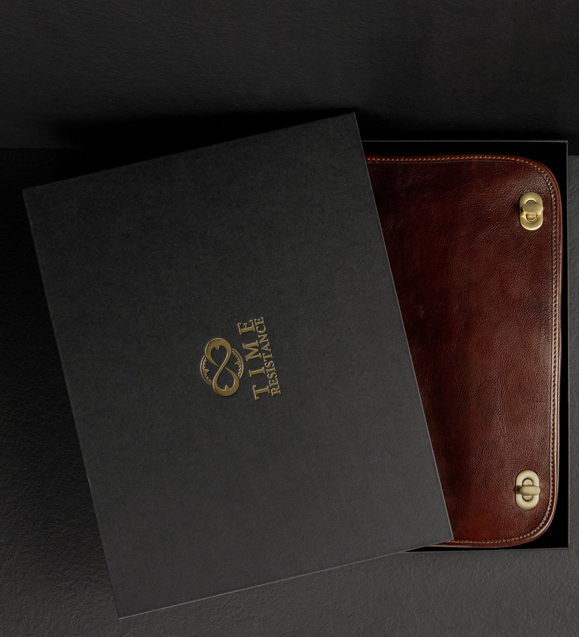 Sacoche pour ordinateur portable en cuir Illusions