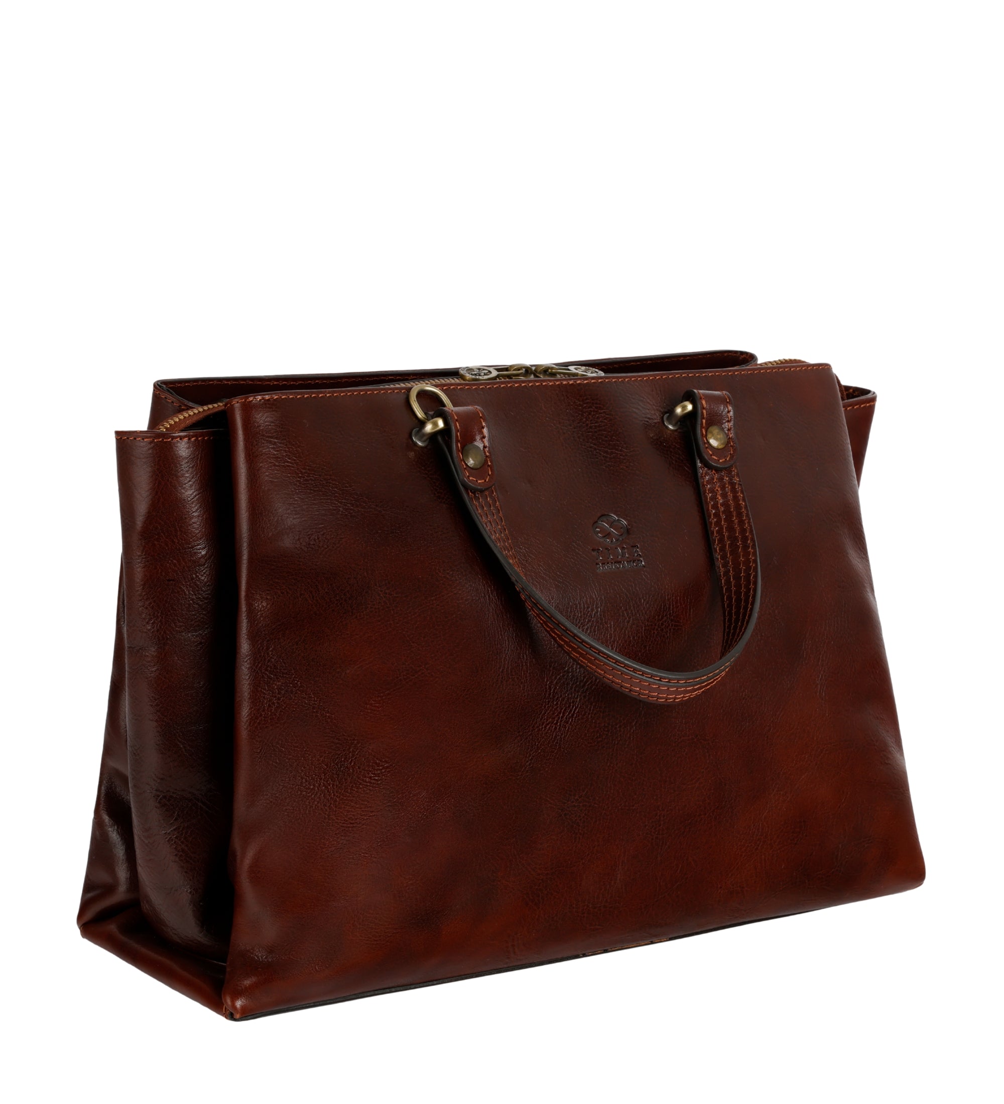 Sac cabas à l’épaule en cuir pour femme The Scarlet Letter