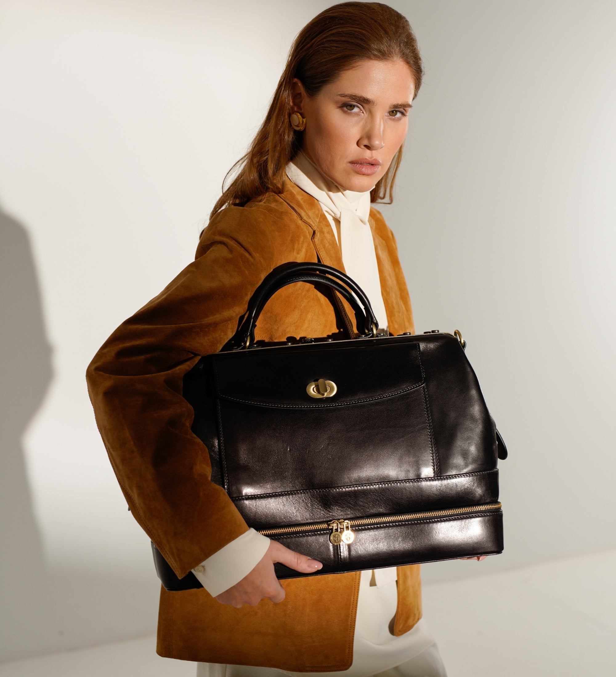 Sac de docteur en cuir, sacoche médicale, sac à main en cuir pour femme Doctor Faustus