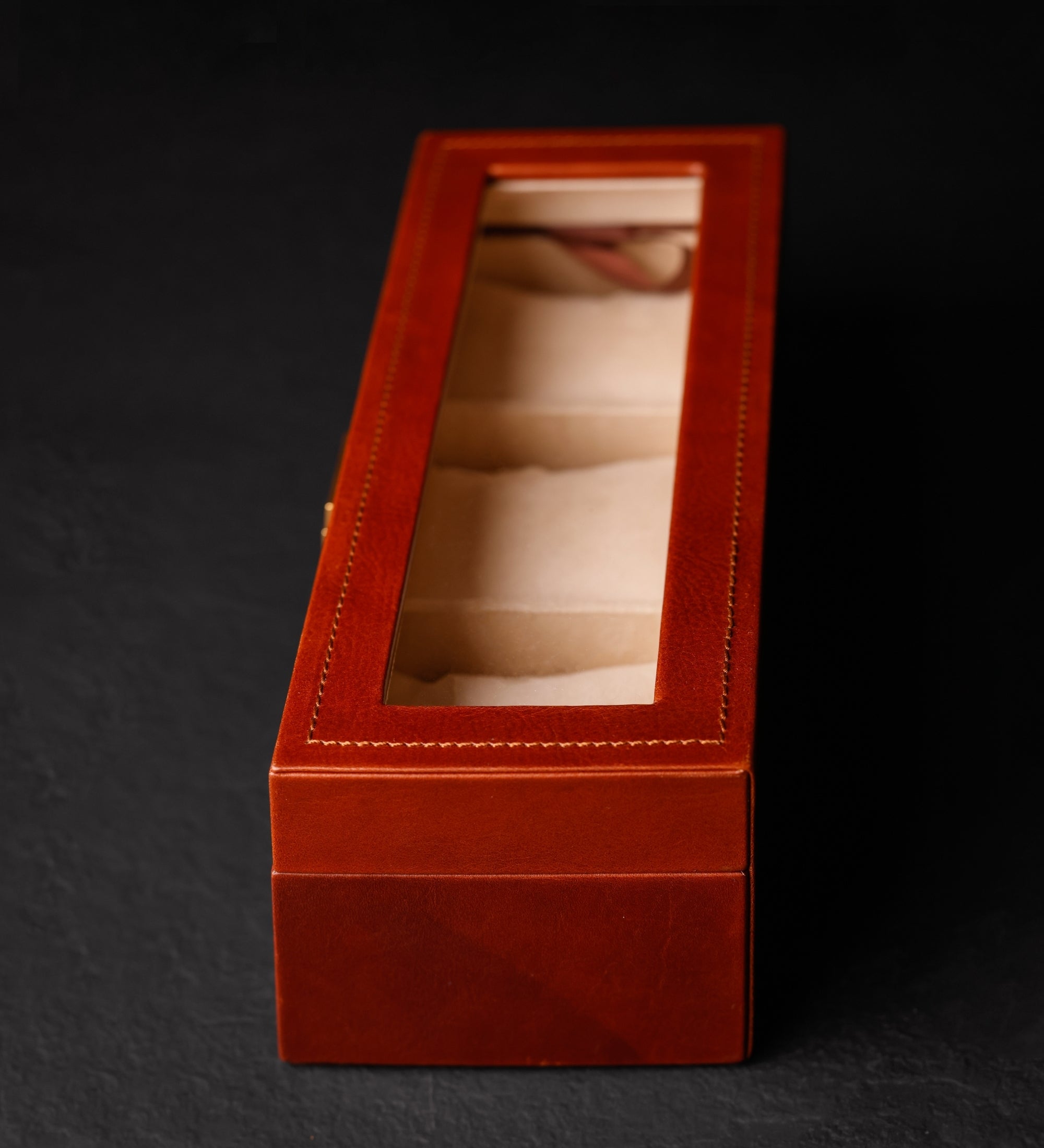 Boîte à montres, organiseur de montres en cuir Silence