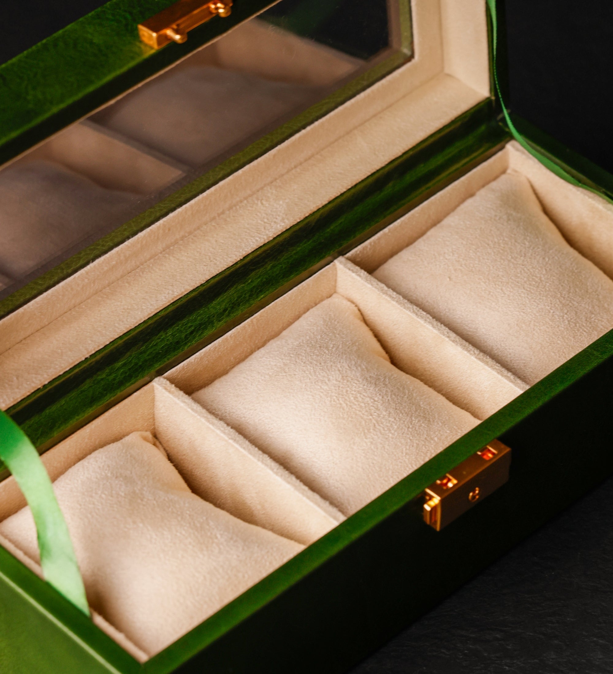 Boîte à montres, organiseur de montres en cuir pour femme Silence