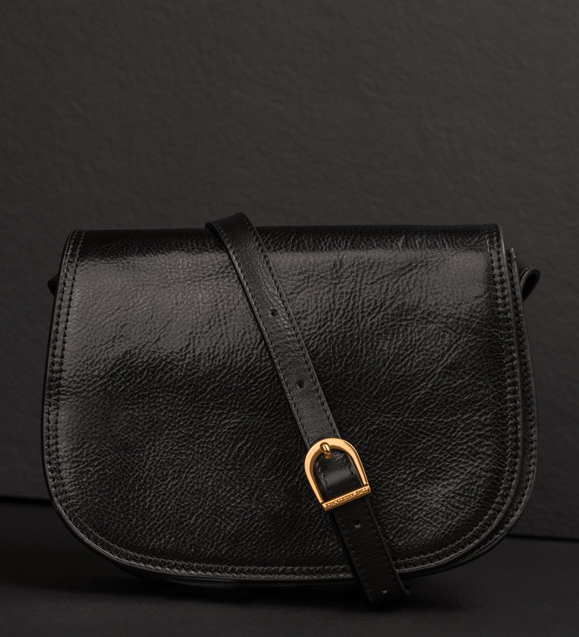 Sac à bandoulière selle en cuir pour femme Moonfleet