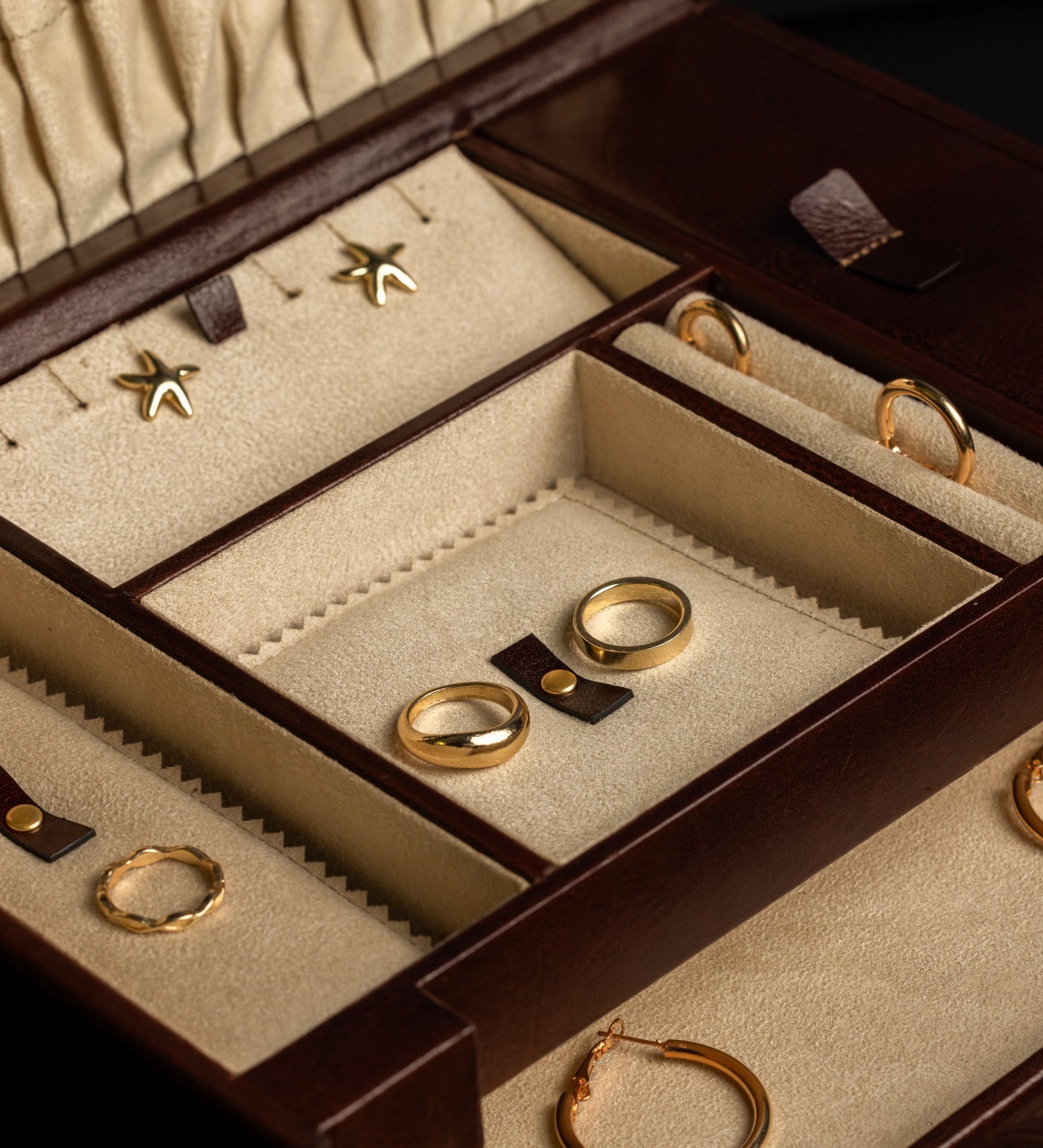 Grande boîte à bijoux en cuir pour femme The Portrait of a Lady