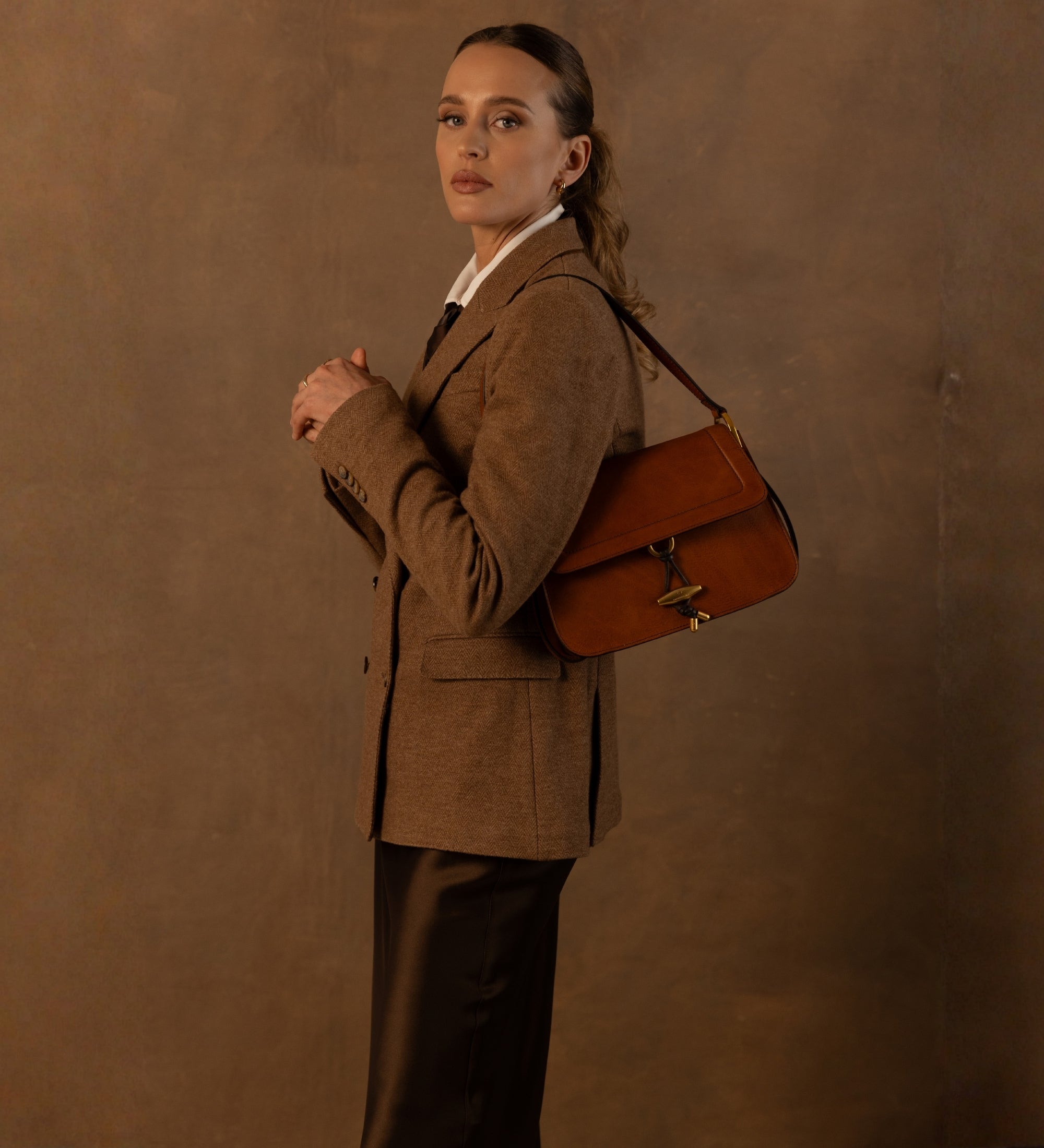 Sac à rabat en cuir pour femme Possession