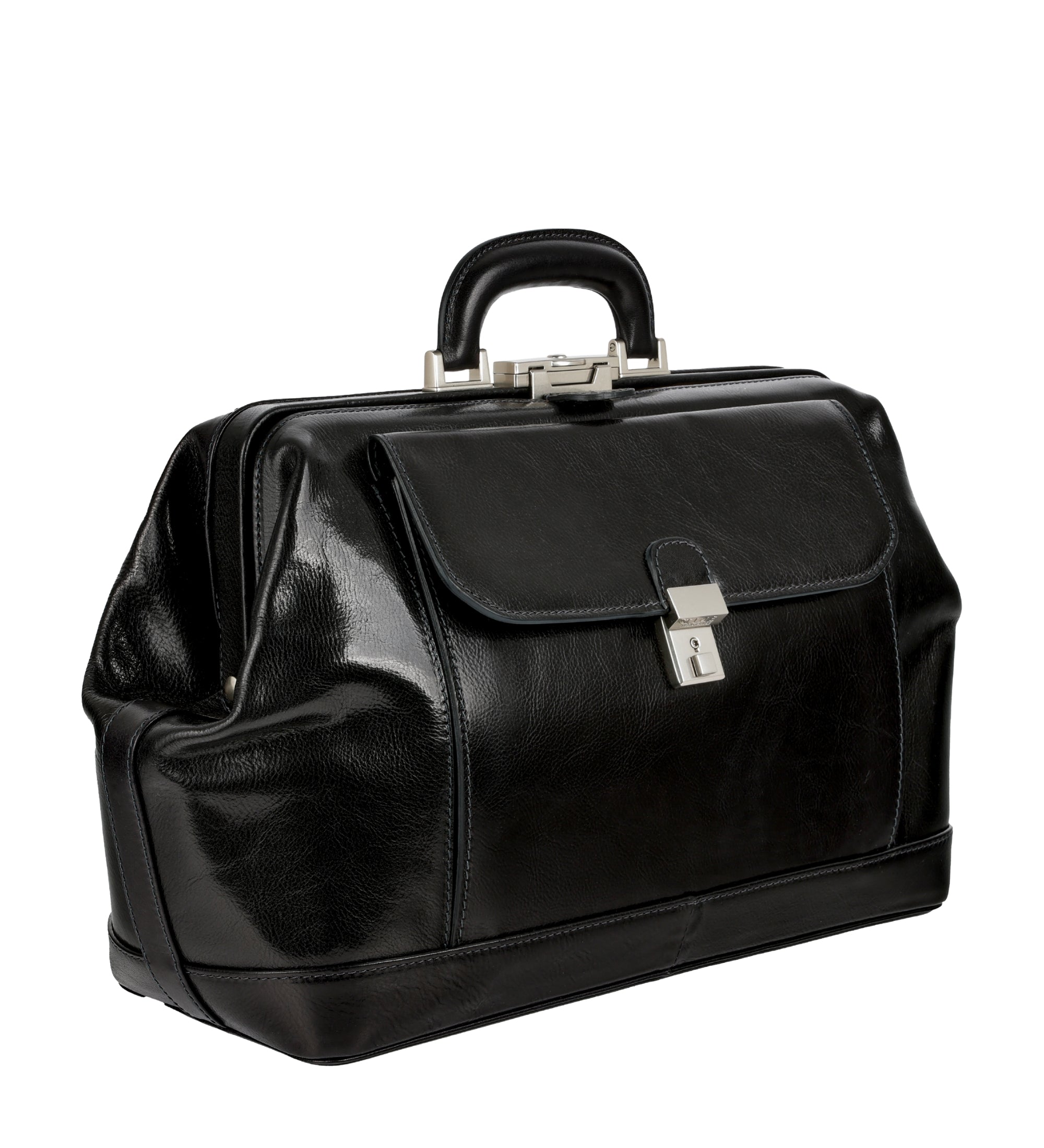 Grand sac de docteur en cuir italien pour femme Hamlet
