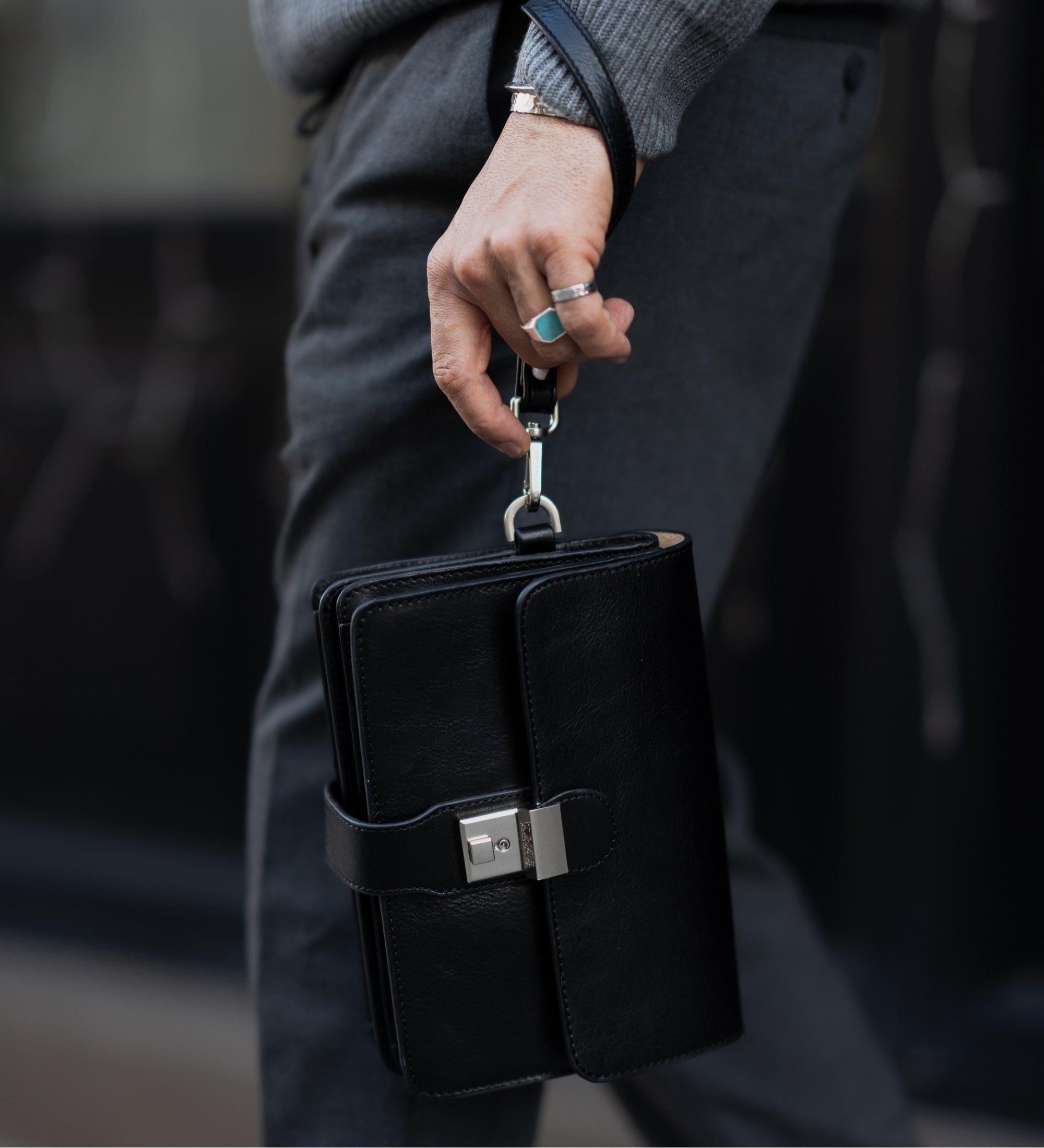 Pochette en cuir The Maltese Falcon