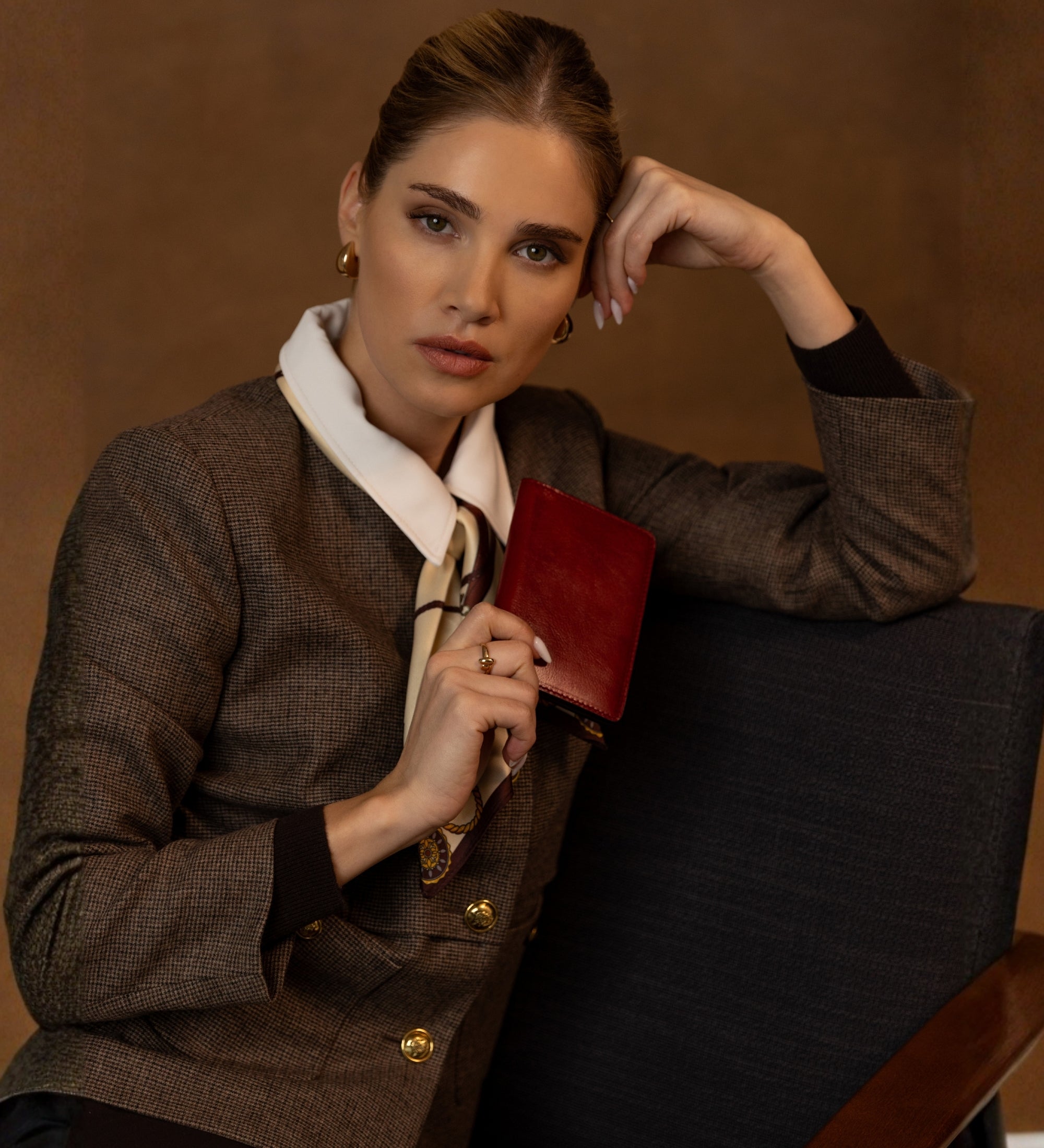 Petit porte-passeport en cuir pour femme Gulliver's Travels