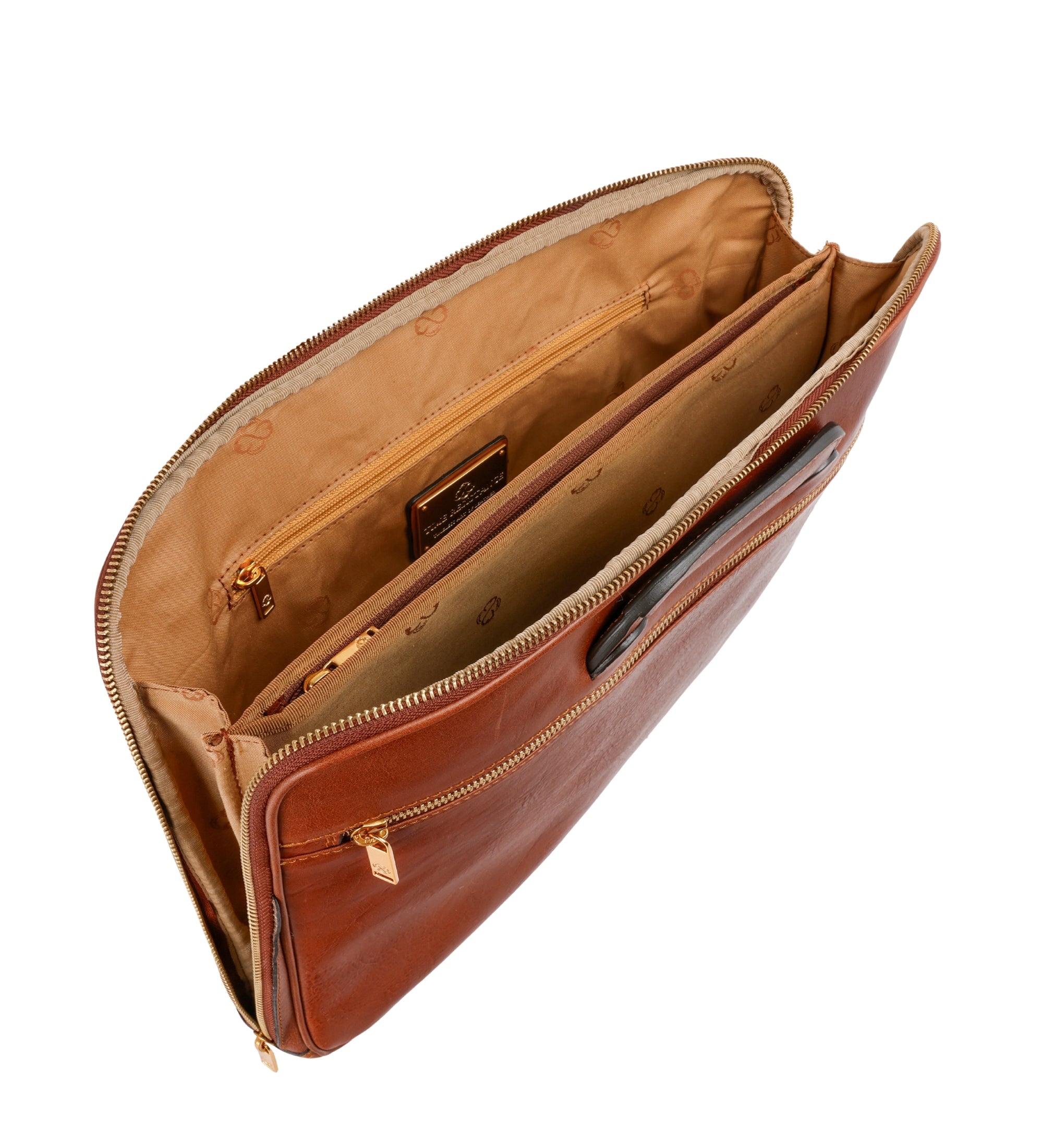 Sacoche pour ordinateur portable en cuir pour femme Brave New World