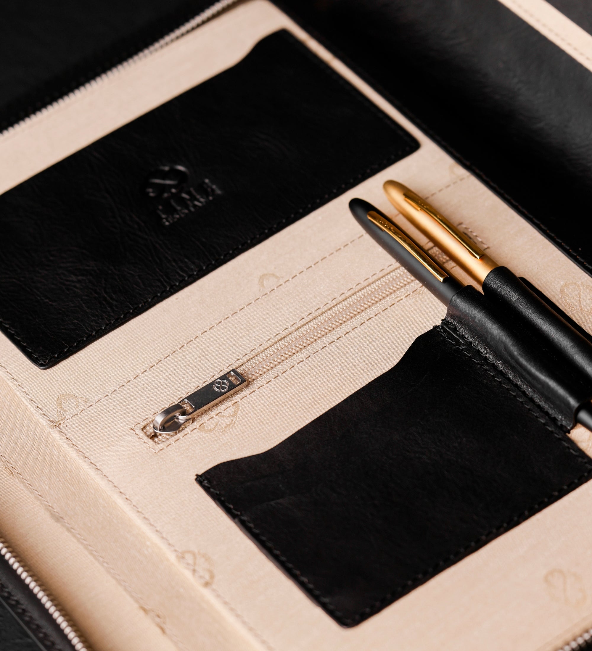 Porte-documents organiseur A4 en cuir pour femme Candide