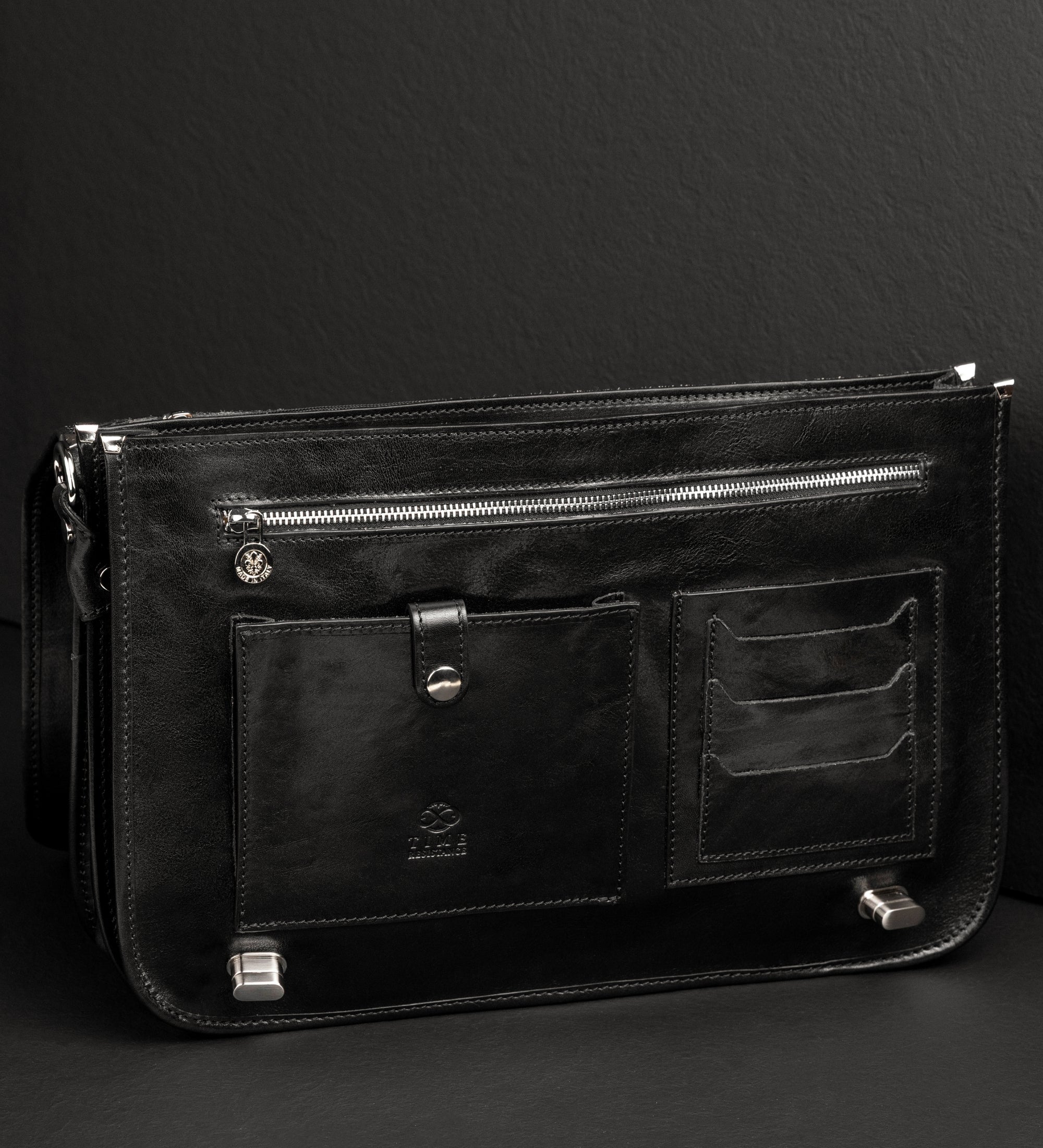 Sacoche pour ordinateur portable en cuir Illusions