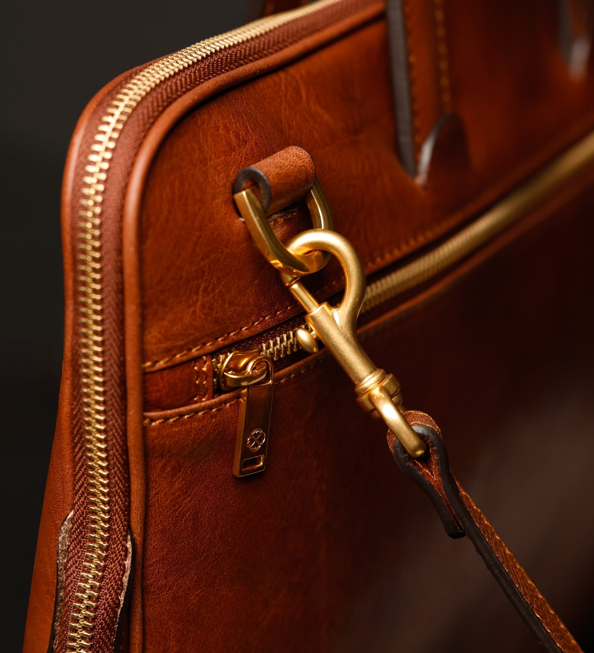 Sacoche pour ordinateur portable en cuir Brave New World