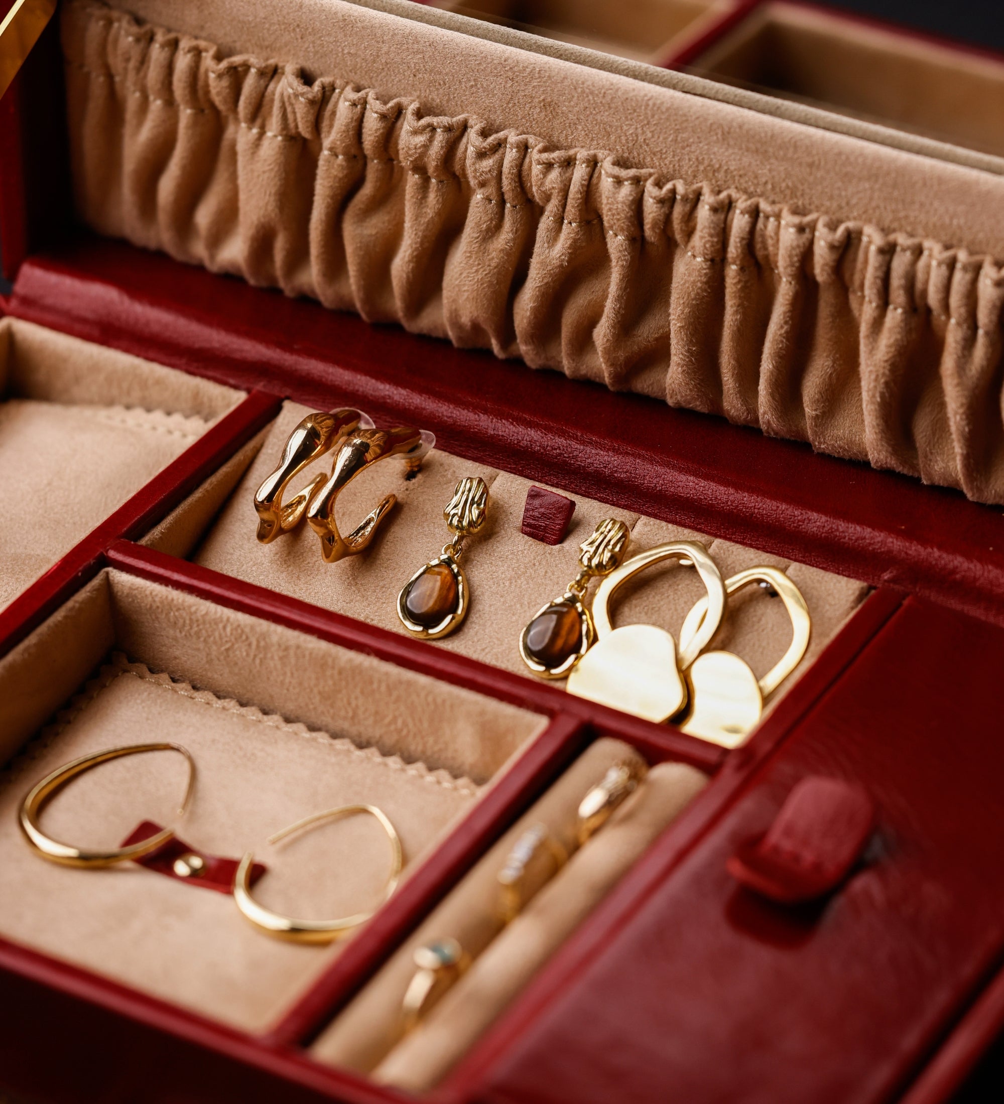 Grande boîte à bijoux en cuir pour femme The Portrait of a Lady