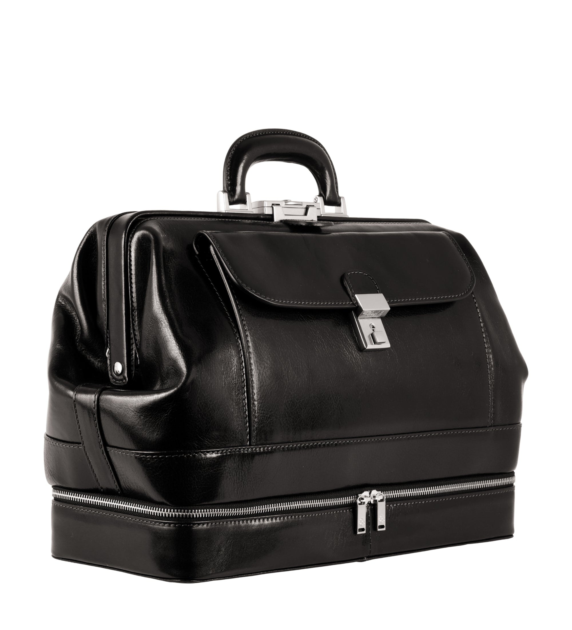 Grand sac de docteur en cuir italien pour femme The Master and Margarita