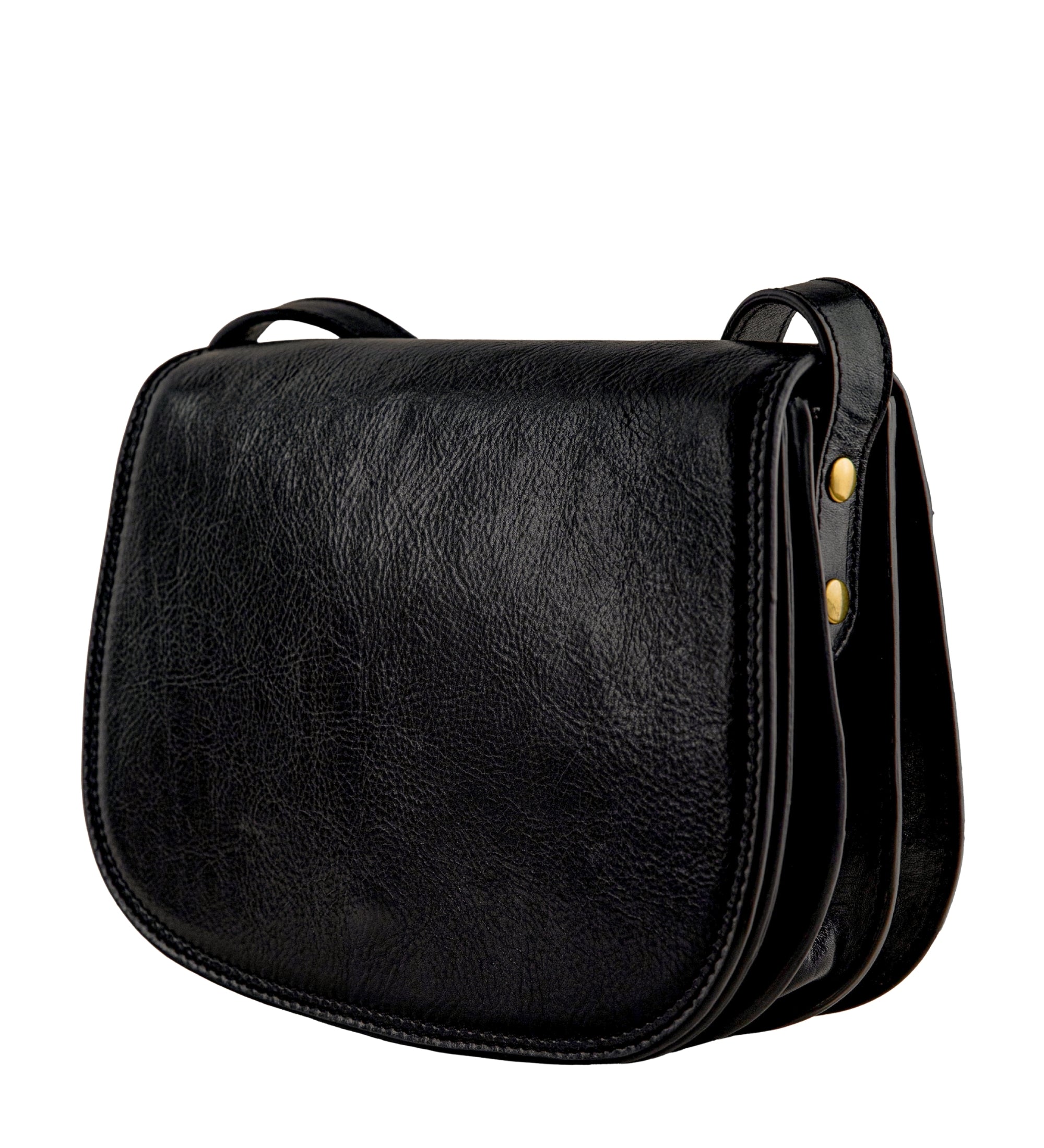 Sac à bandoulière selle en cuir pour femme Moonfleet