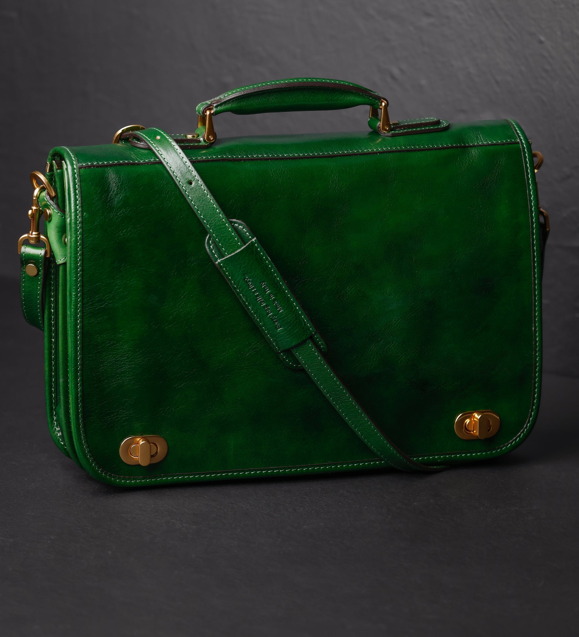 Sacoche pour ordinateur portable en cuir Illusions