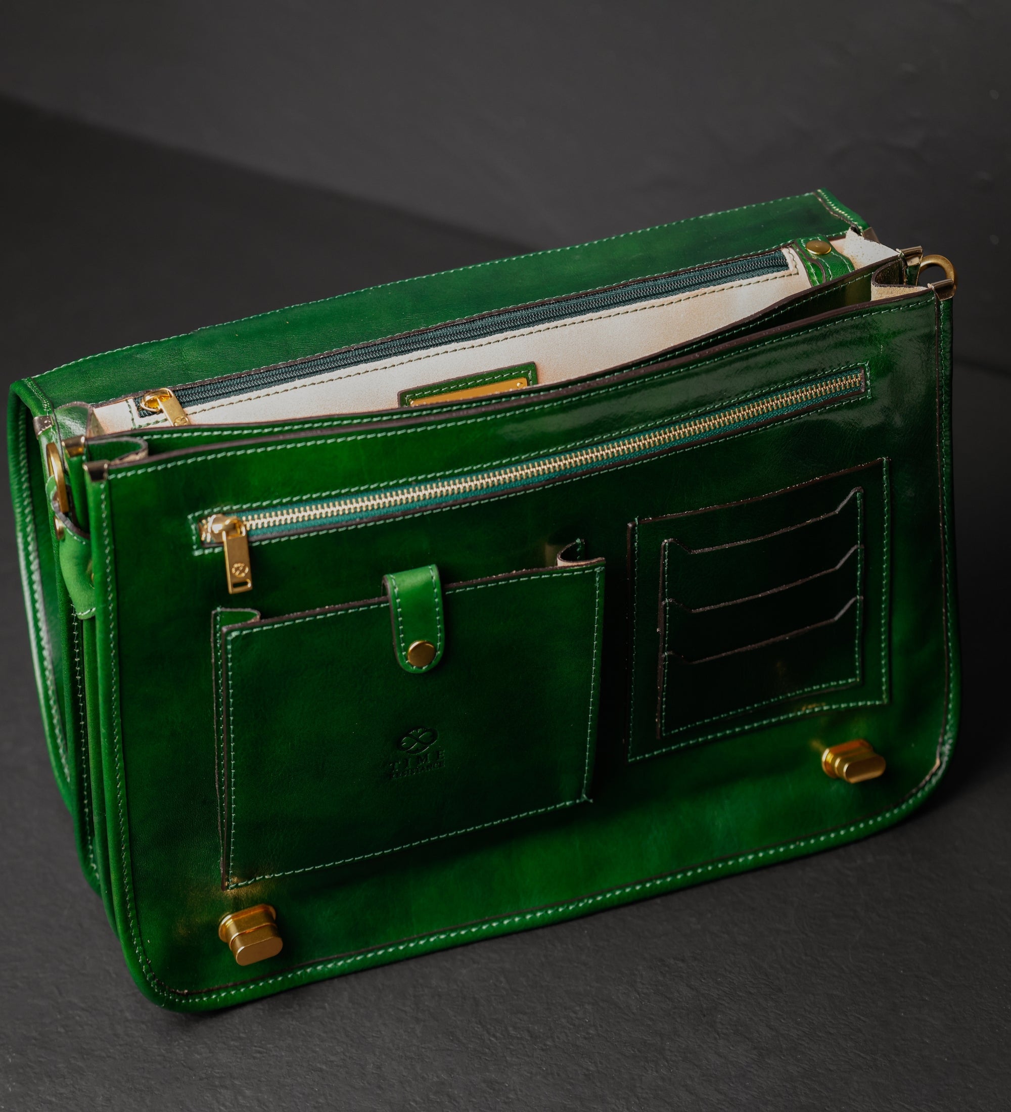 Sacoche pour ordinateur portable en cuir Illusions