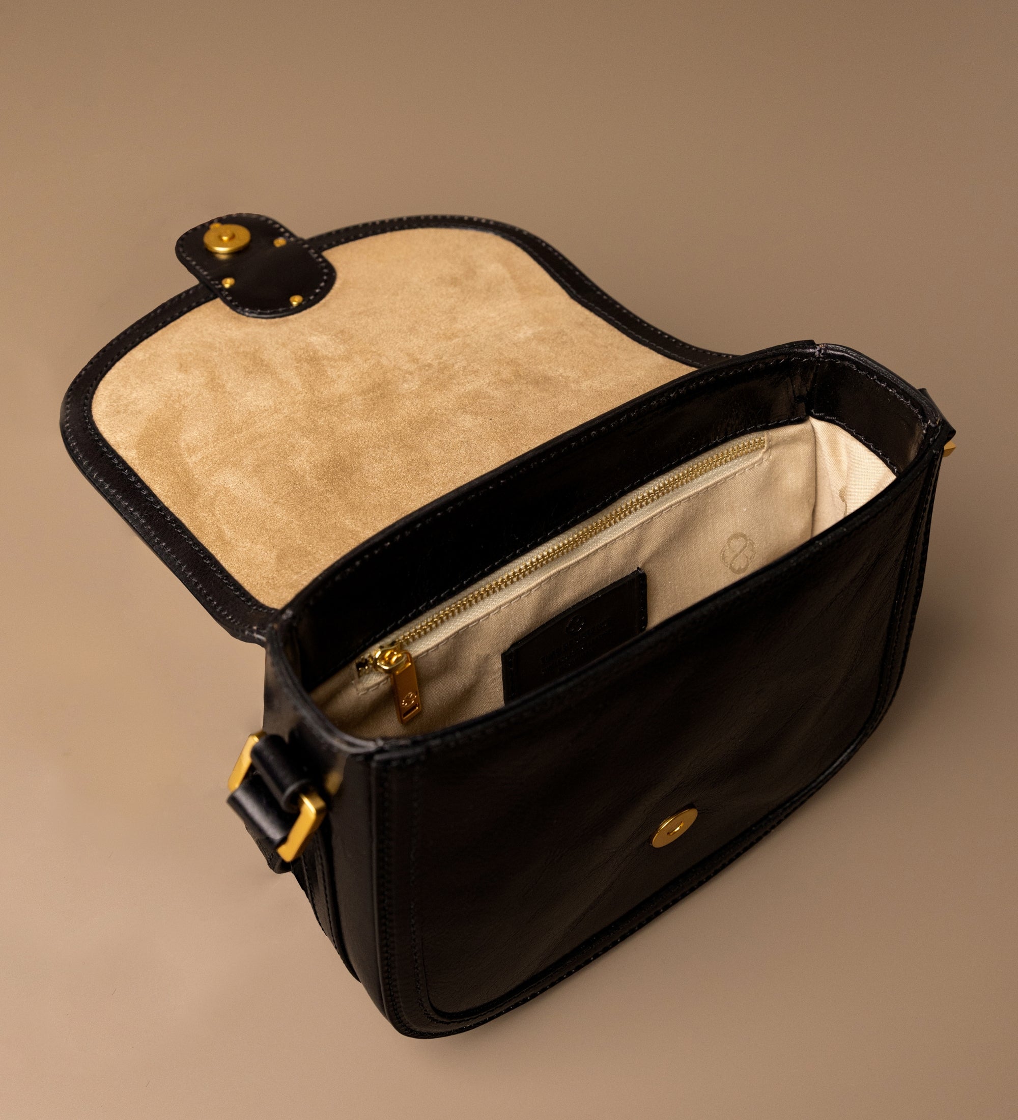 Sac à bandoulière selle en cuir pour femme Villette