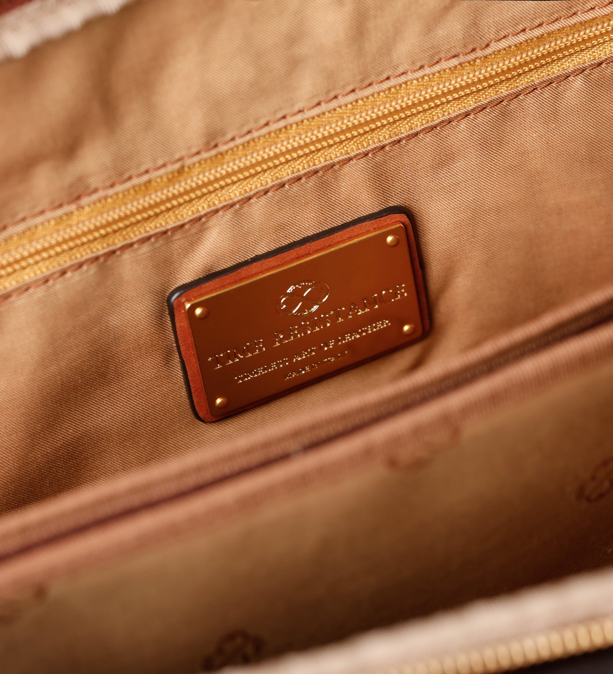 Sacoche pour ordinateur portable en cuir Brave New World