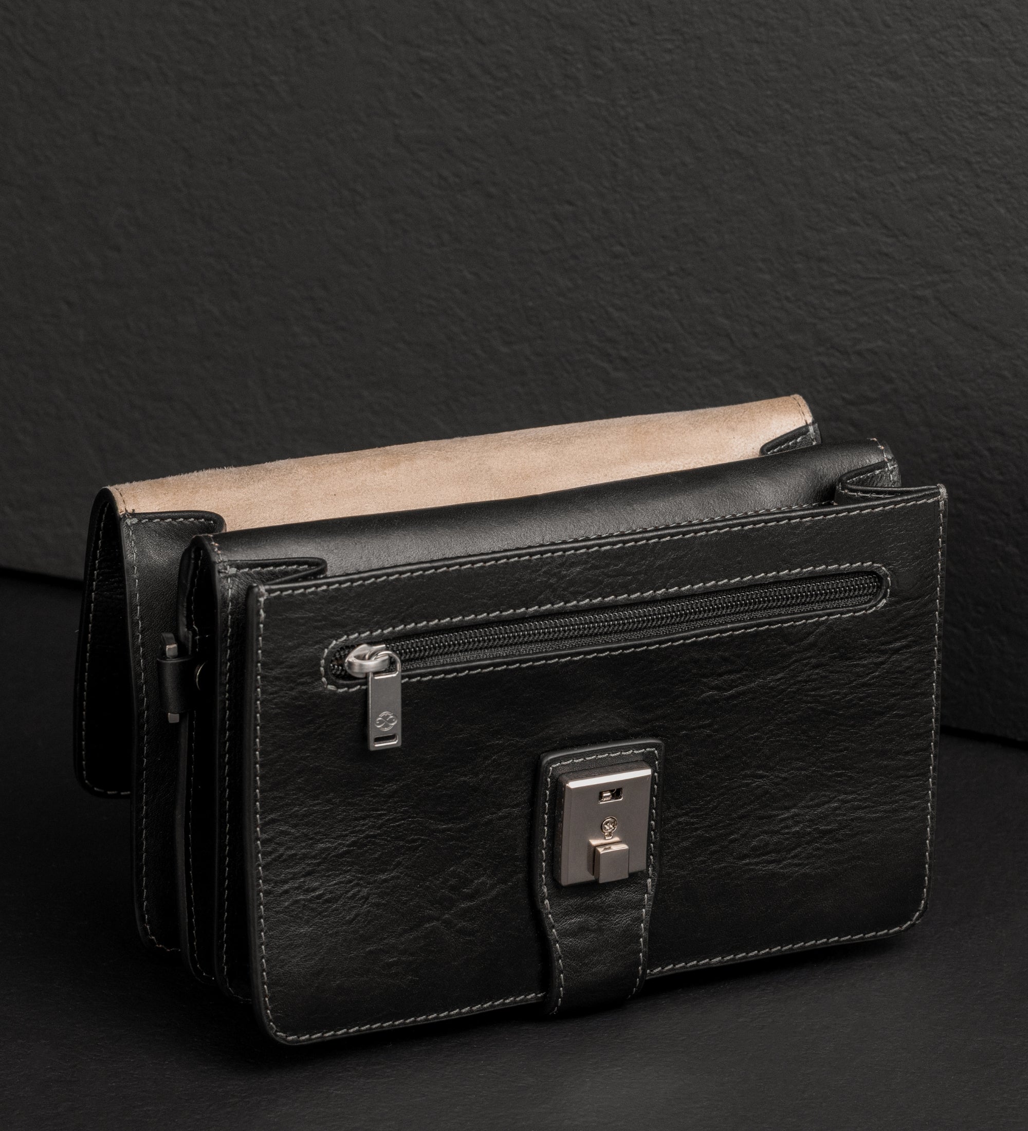 Pochette en cuir The Maltese Falcon