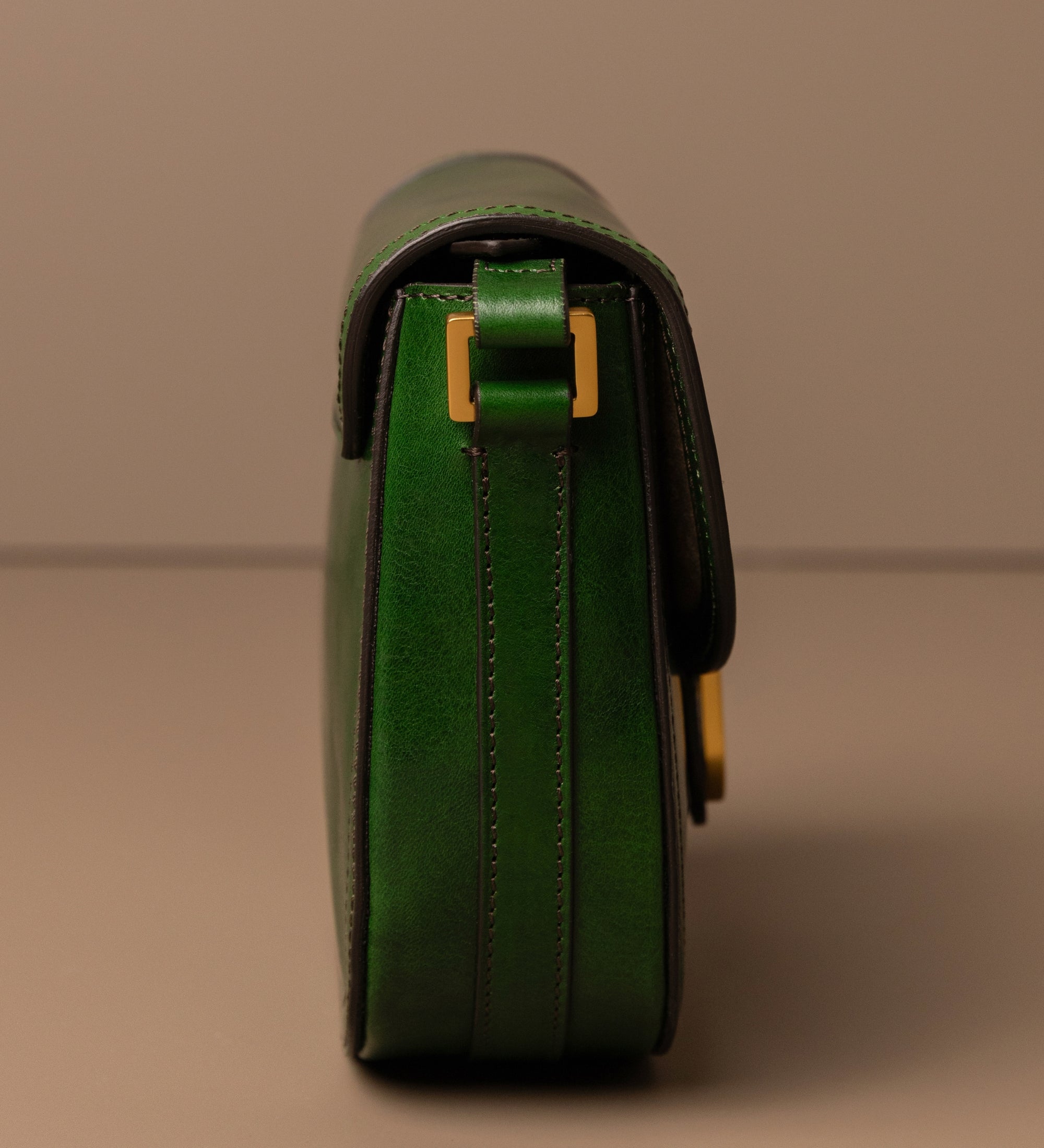 Sac à bandoulière selle en cuir pour femme Villette