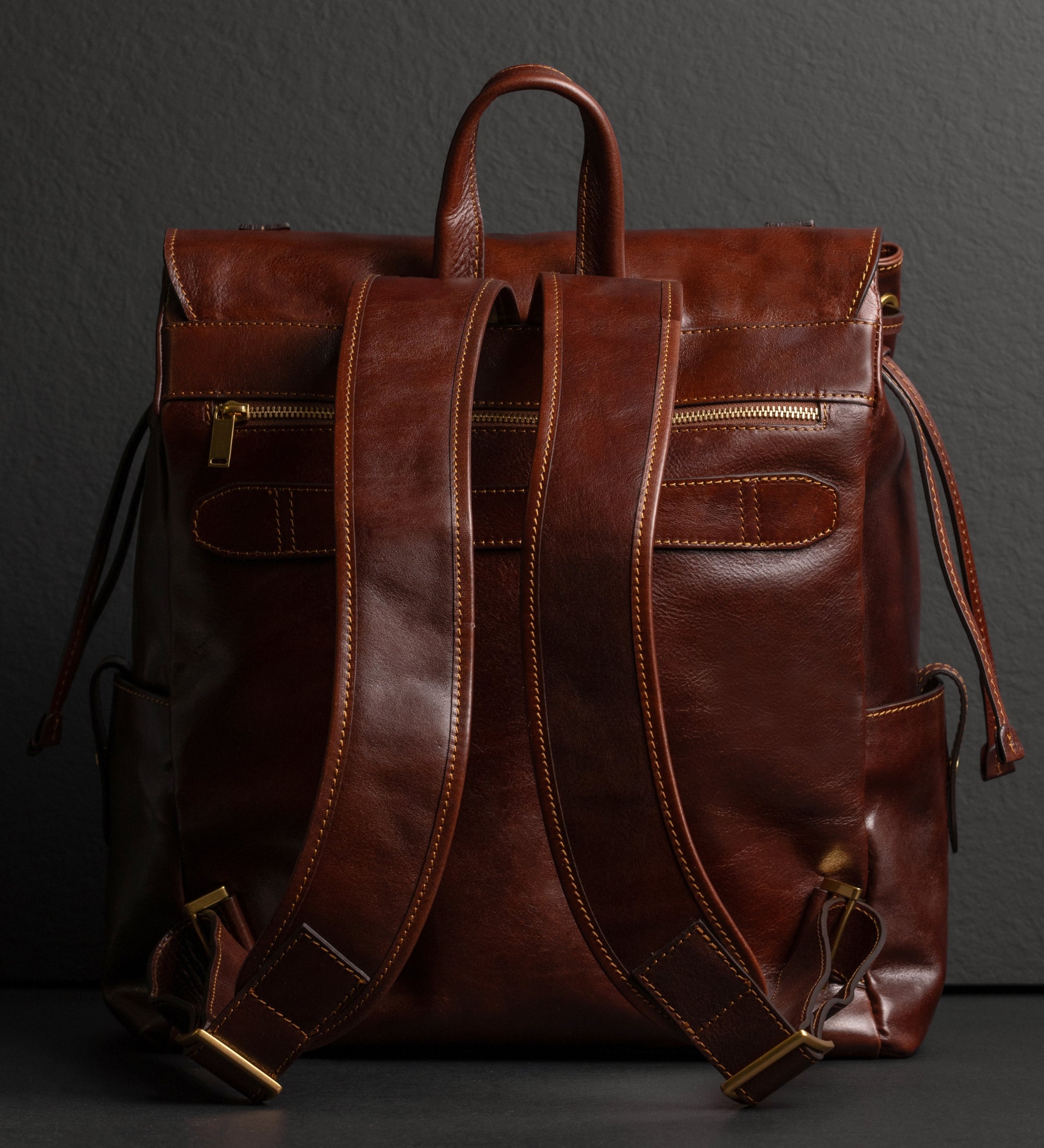 Sac à dos en cuir The Good Earth