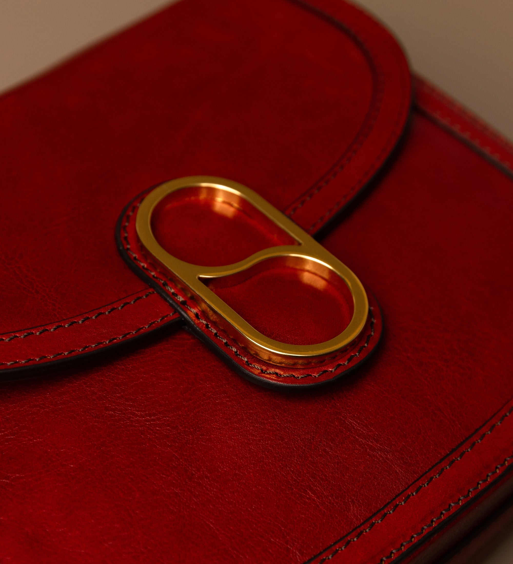 Sac à bandoulière selle en cuir pour femme Villette