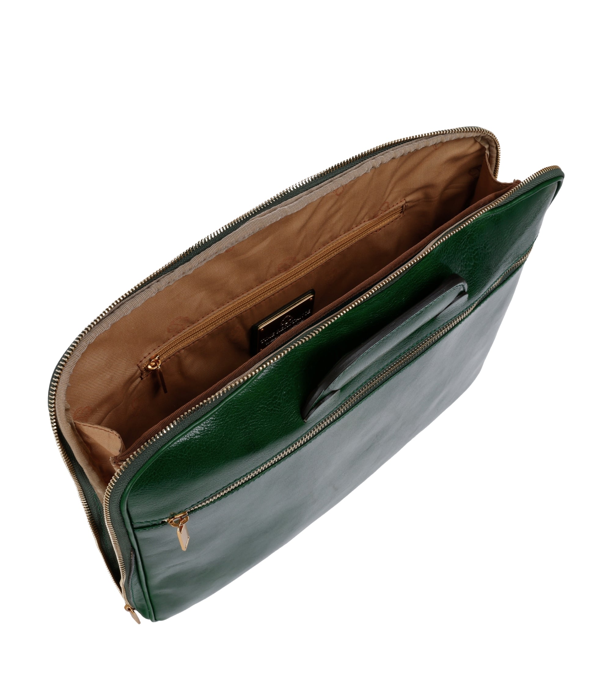 Sacoche pour ordinateur portable en cuir pour femme Brave New World