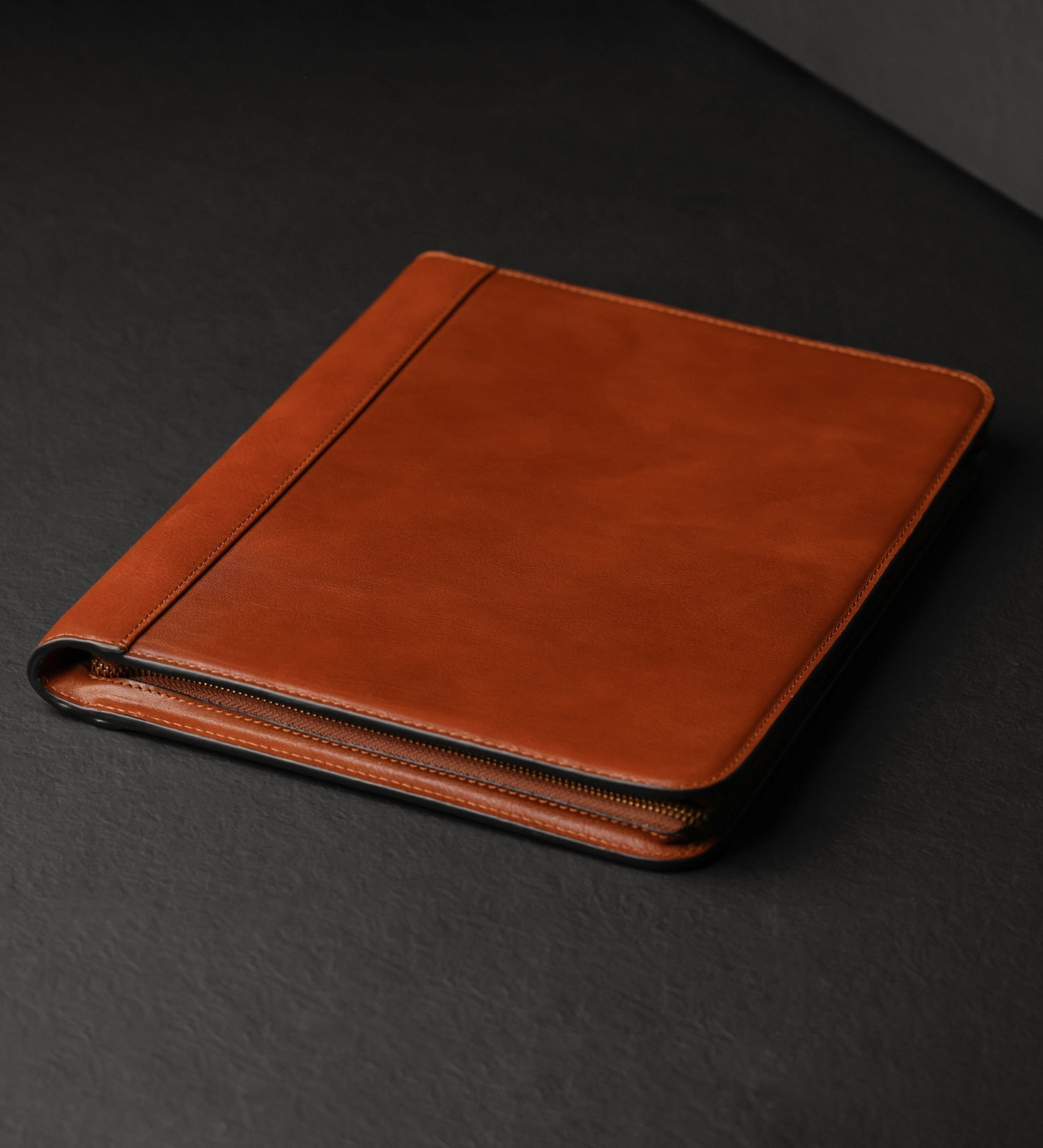Porte-documents organiseur A4 en cuir Candide