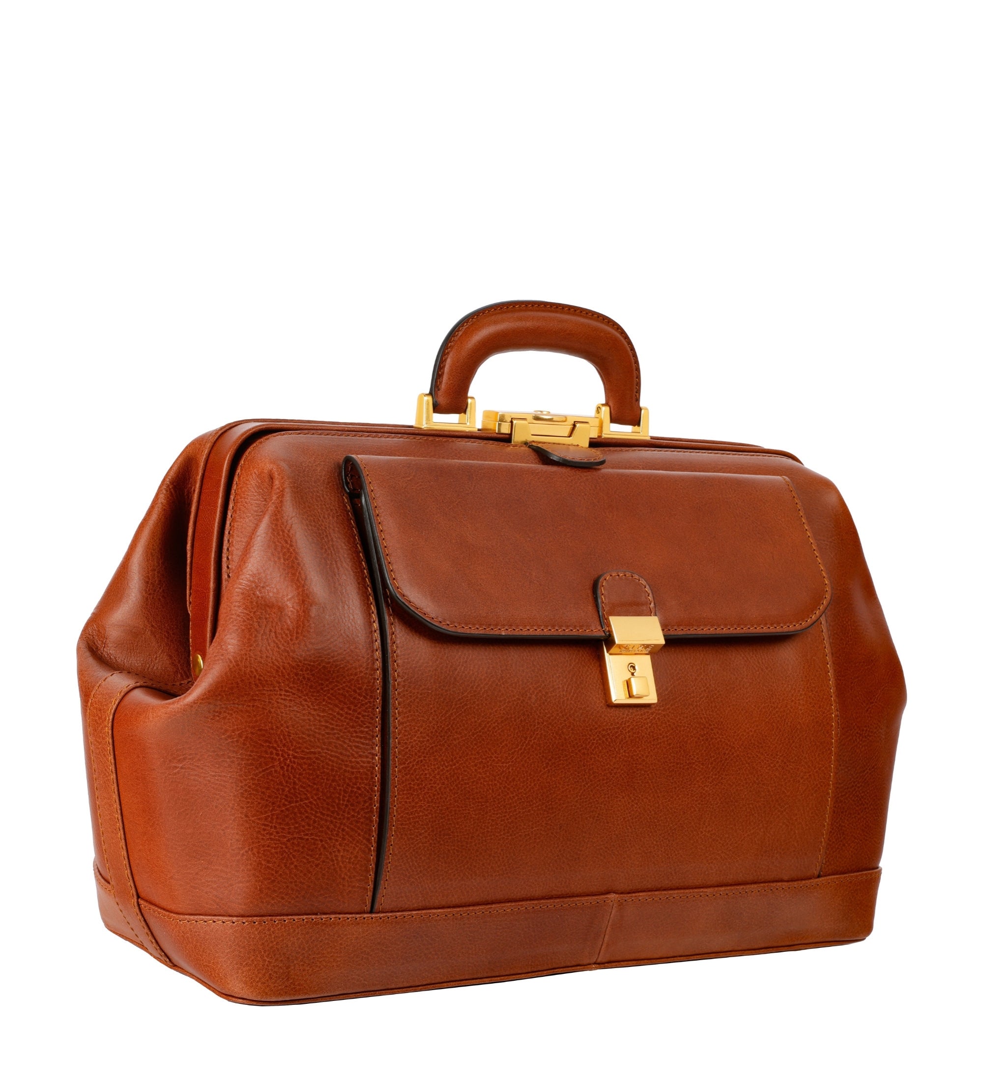 Grand sac de docteur en cuir italien pour femme Hamlet