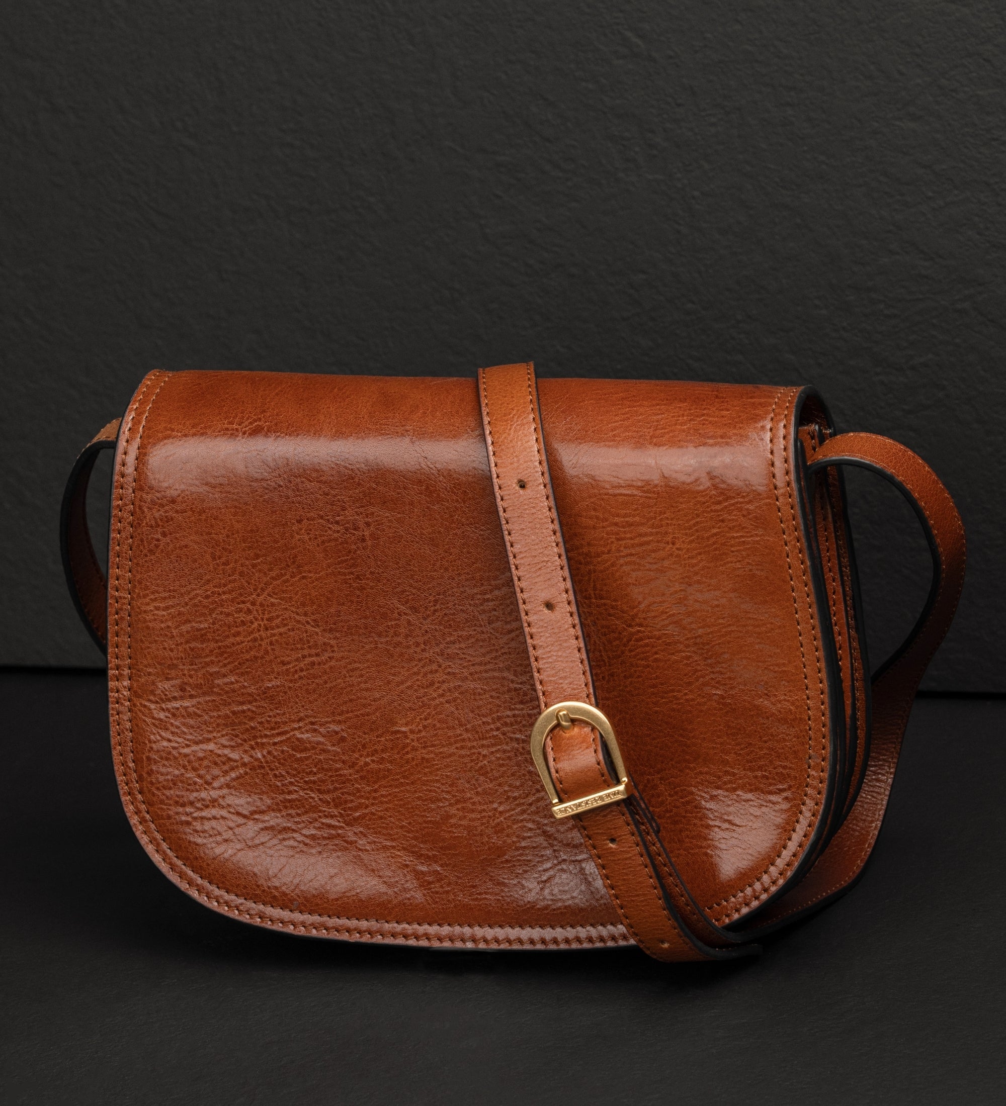 Sac à bandoulière selle en cuir pour femme Moonfleet