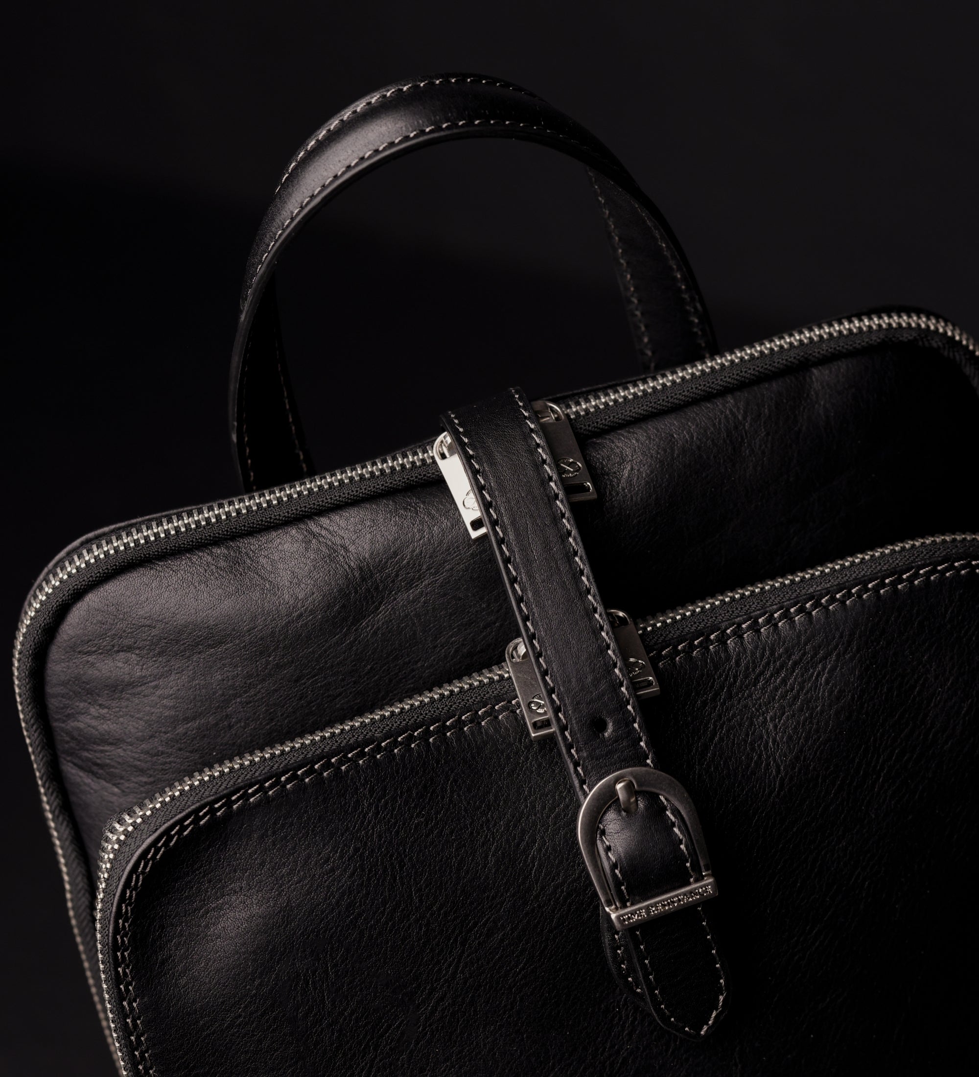 Sac à dos convertible à bandoulière en cuir pour femme Clarissa