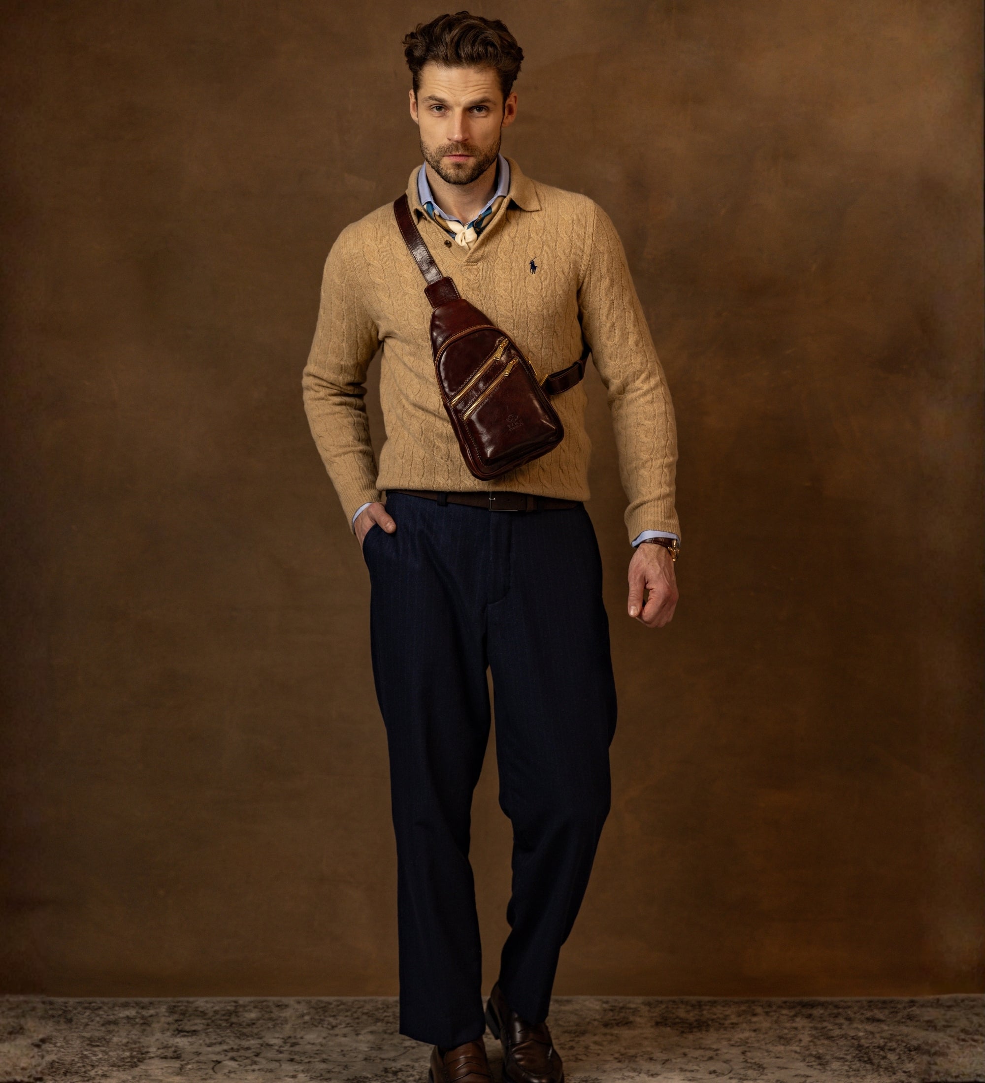 Sac bandoulière en cuir Catch-22