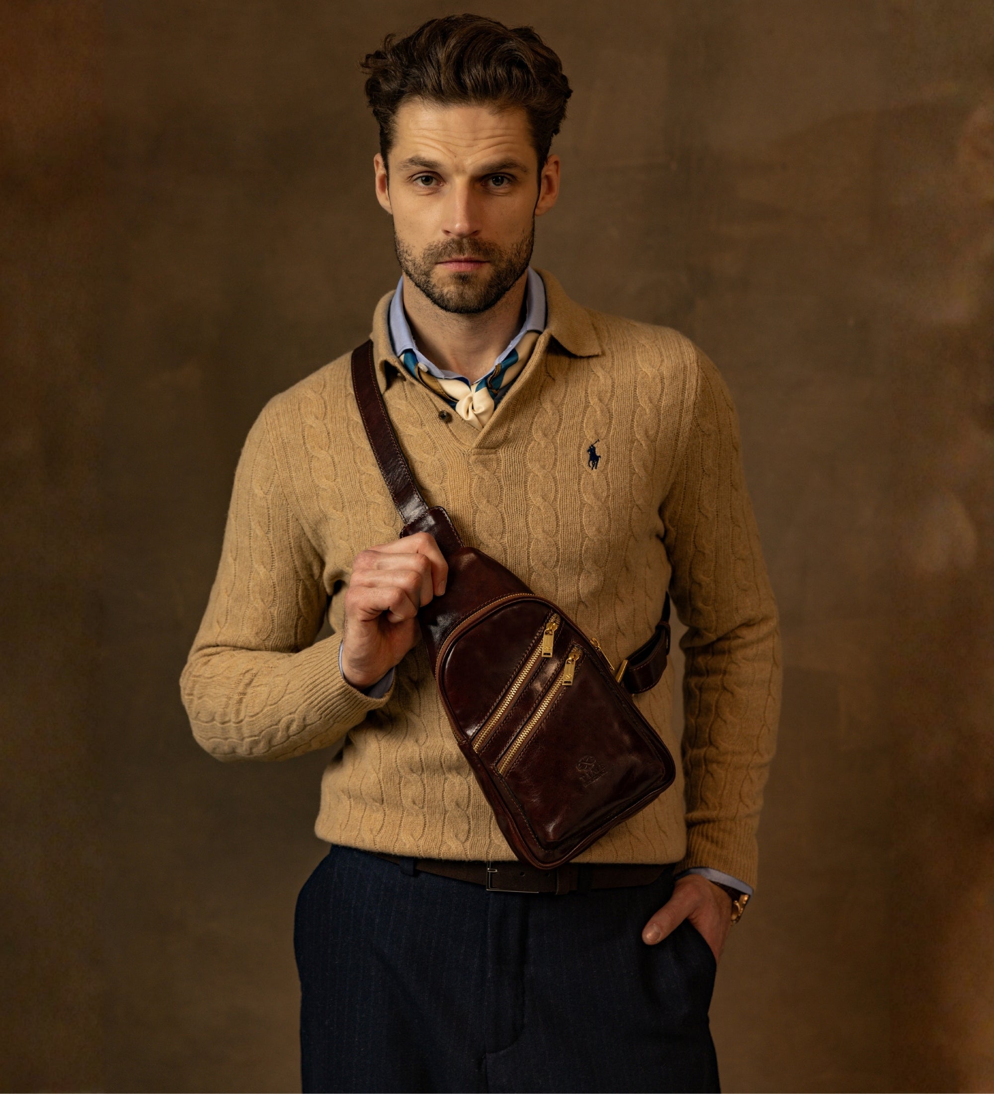 Sac bandoulière en cuir Catch-22