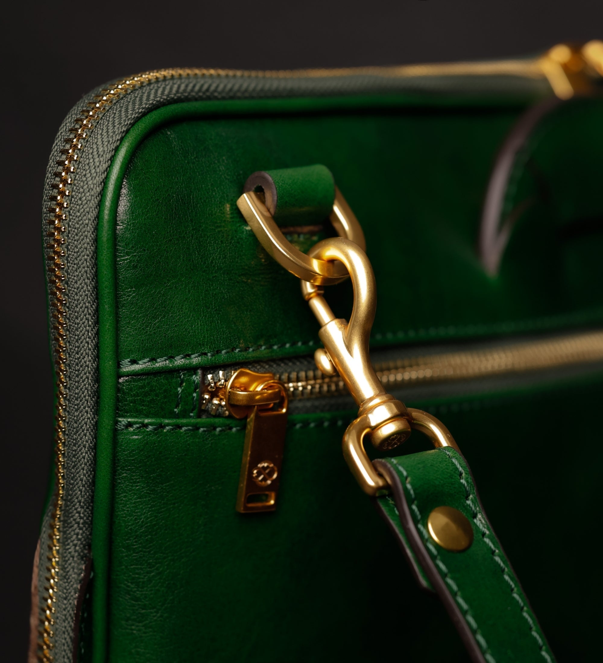 Sacoche pour ordinateur portable en cuir Brave New World