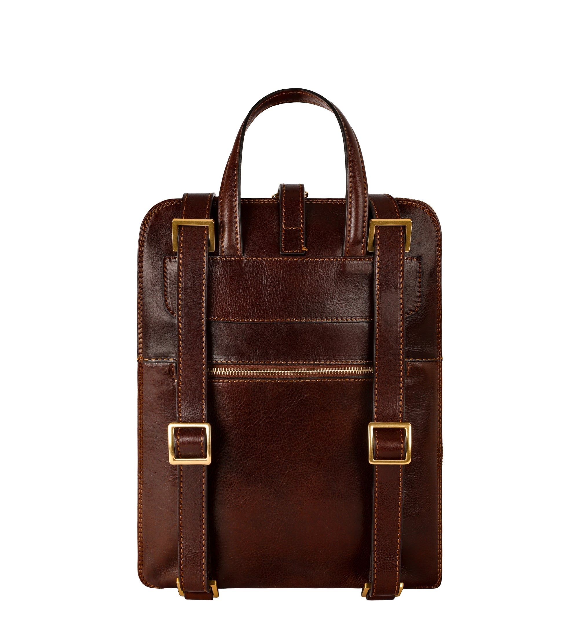 Sac à dos convertible à bandoulière en cuir pour femme Clarissa