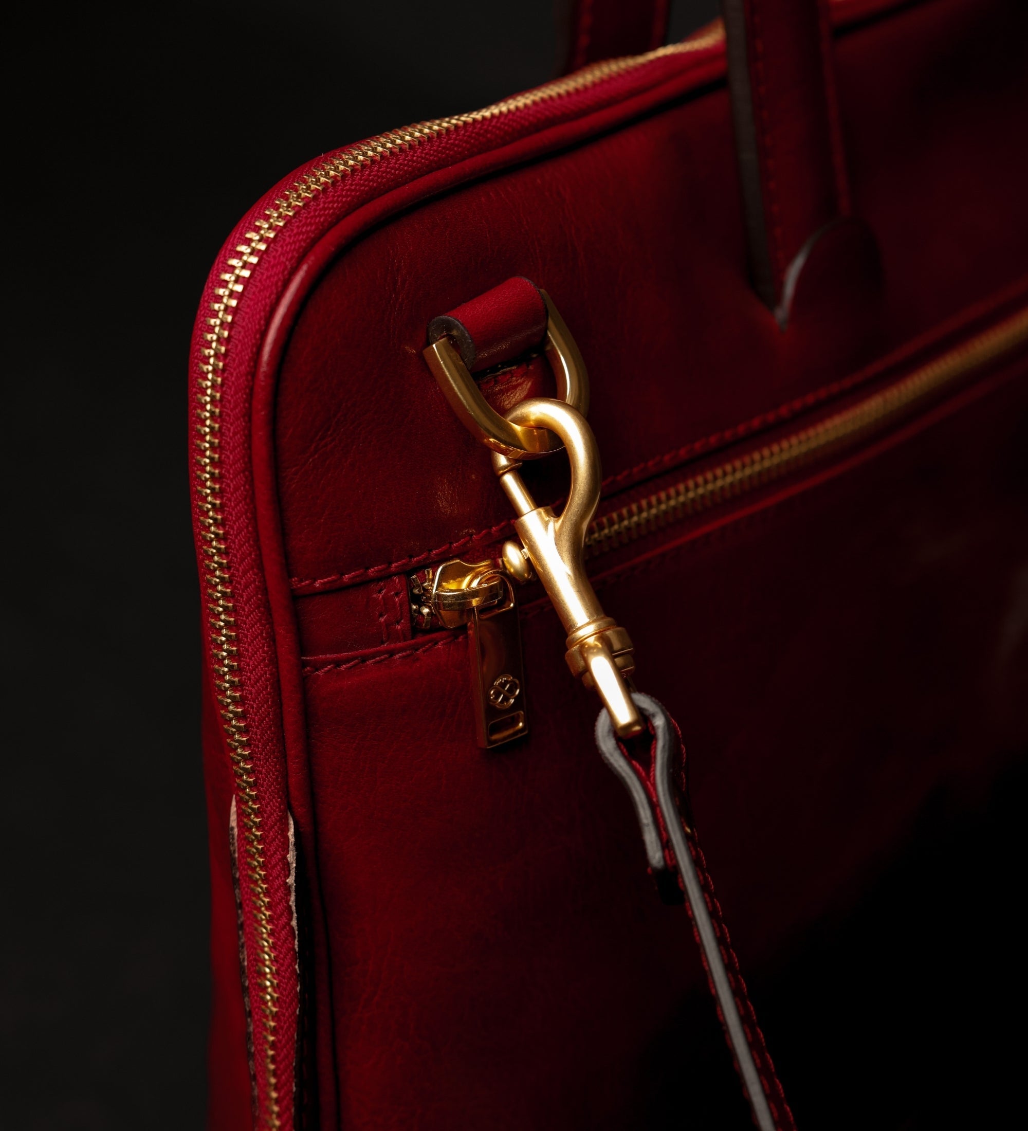 Sacoche pour ordinateur portable en cuir Brave New World