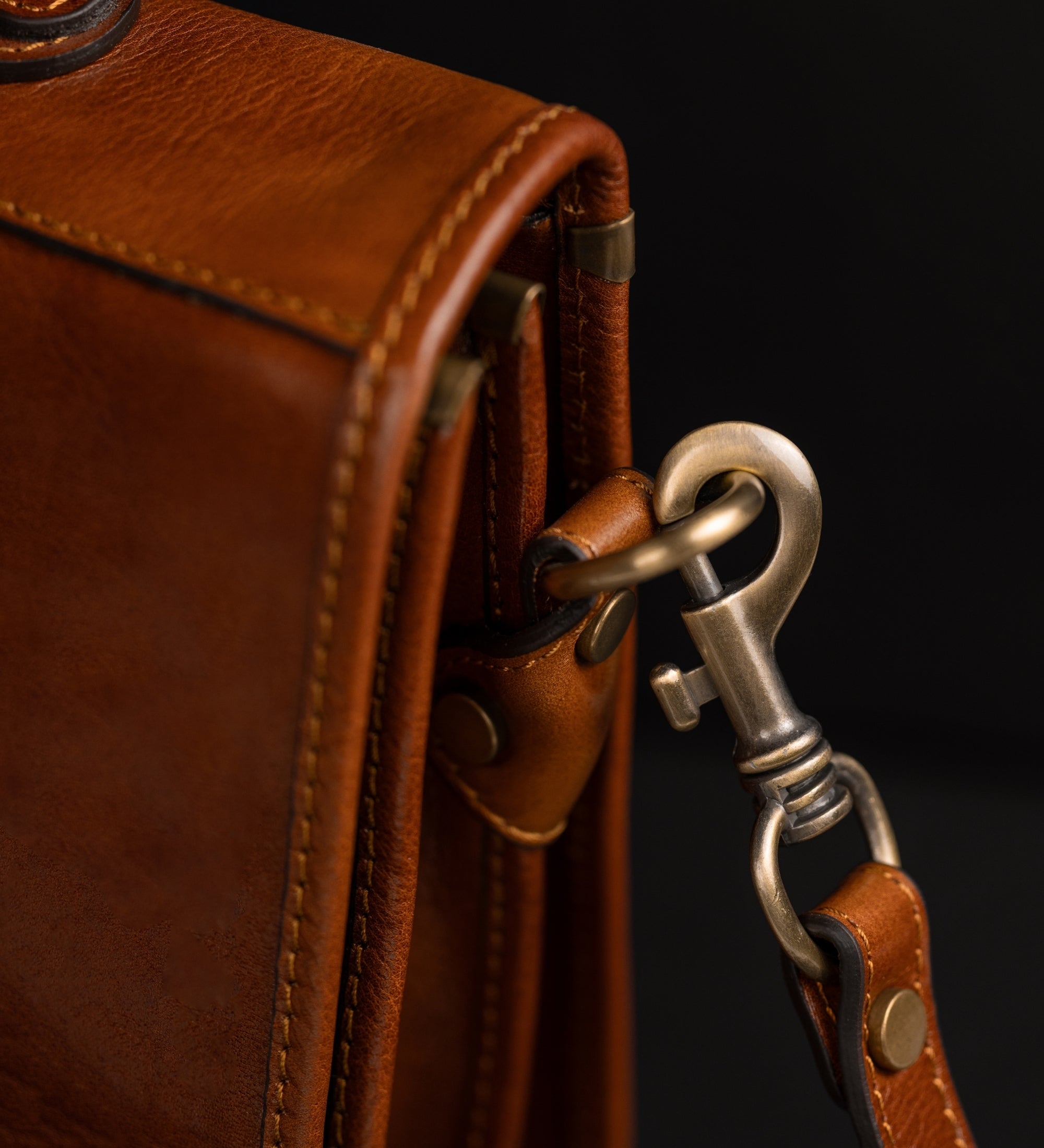 Sacoche pour ordinateur portable en cuir Illusions