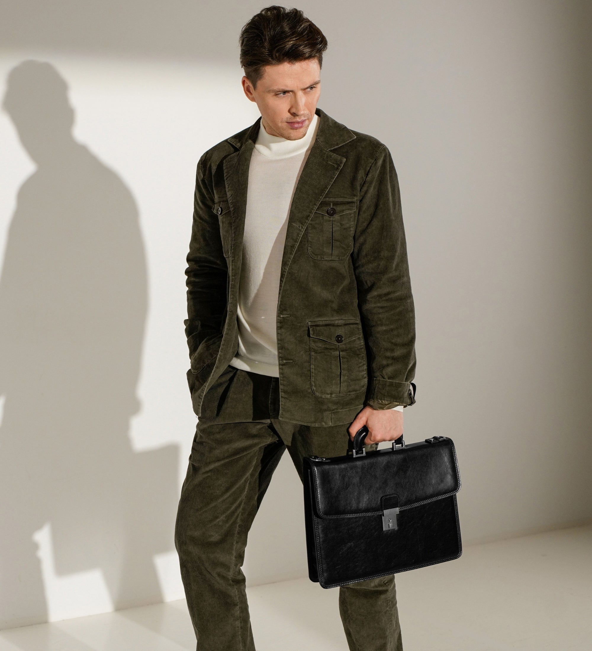 Serviette en cuir The Sound of the Mountain