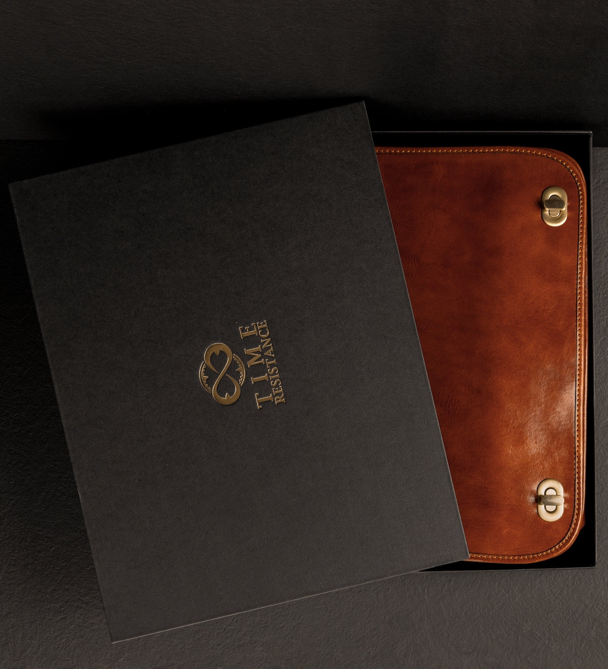 Sacoche pour ordinateur portable en cuir Illusions